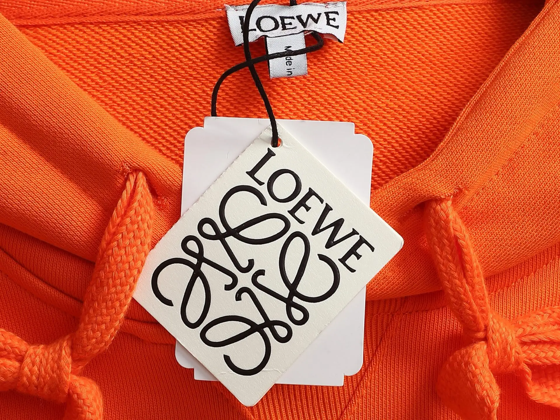 Anagram Logo Embroidered Cotton Hoodie D19023297 — view 7