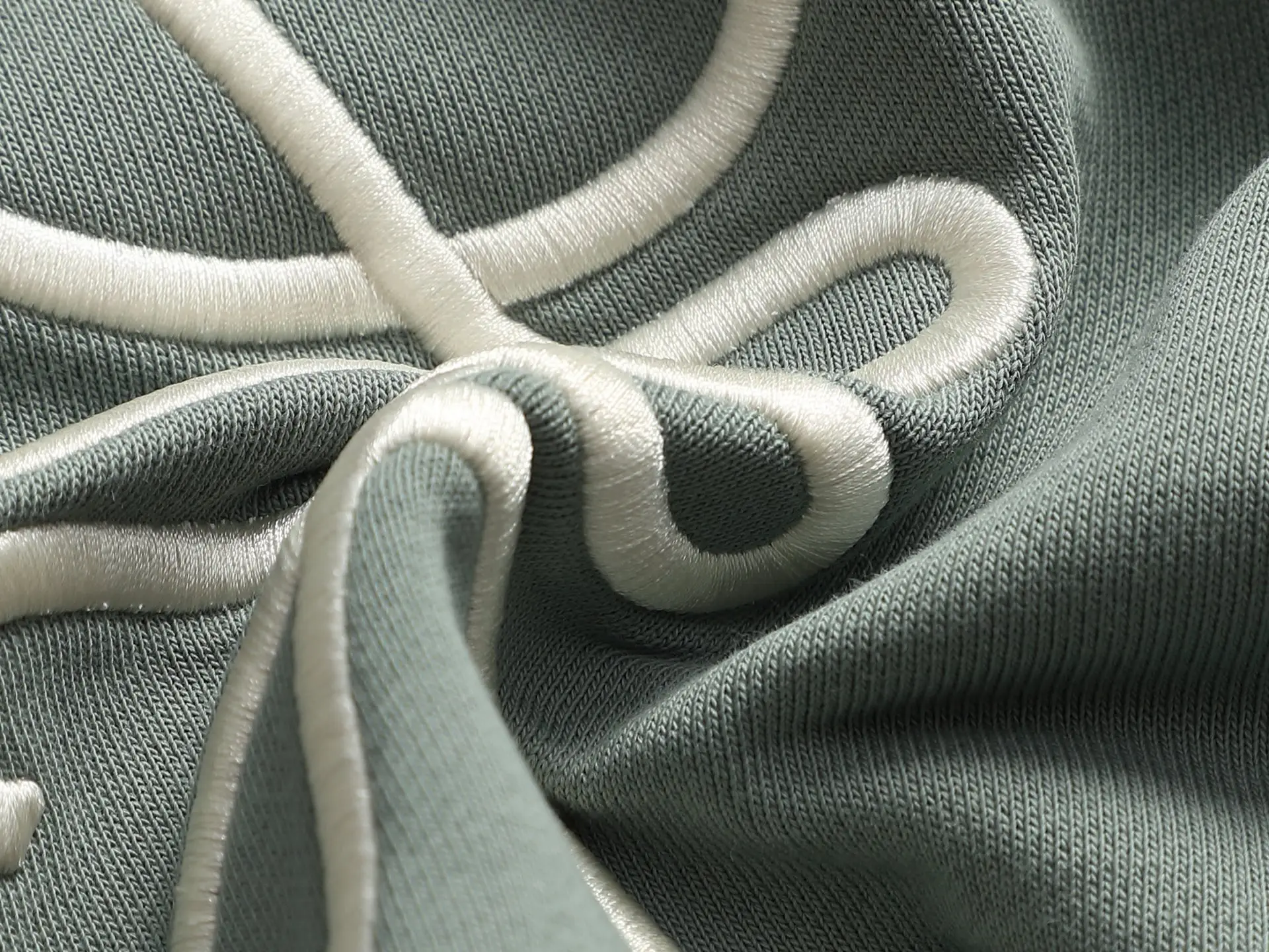 Anagram Logo Embroidered Cotton Hoodie D19023298 — view 9