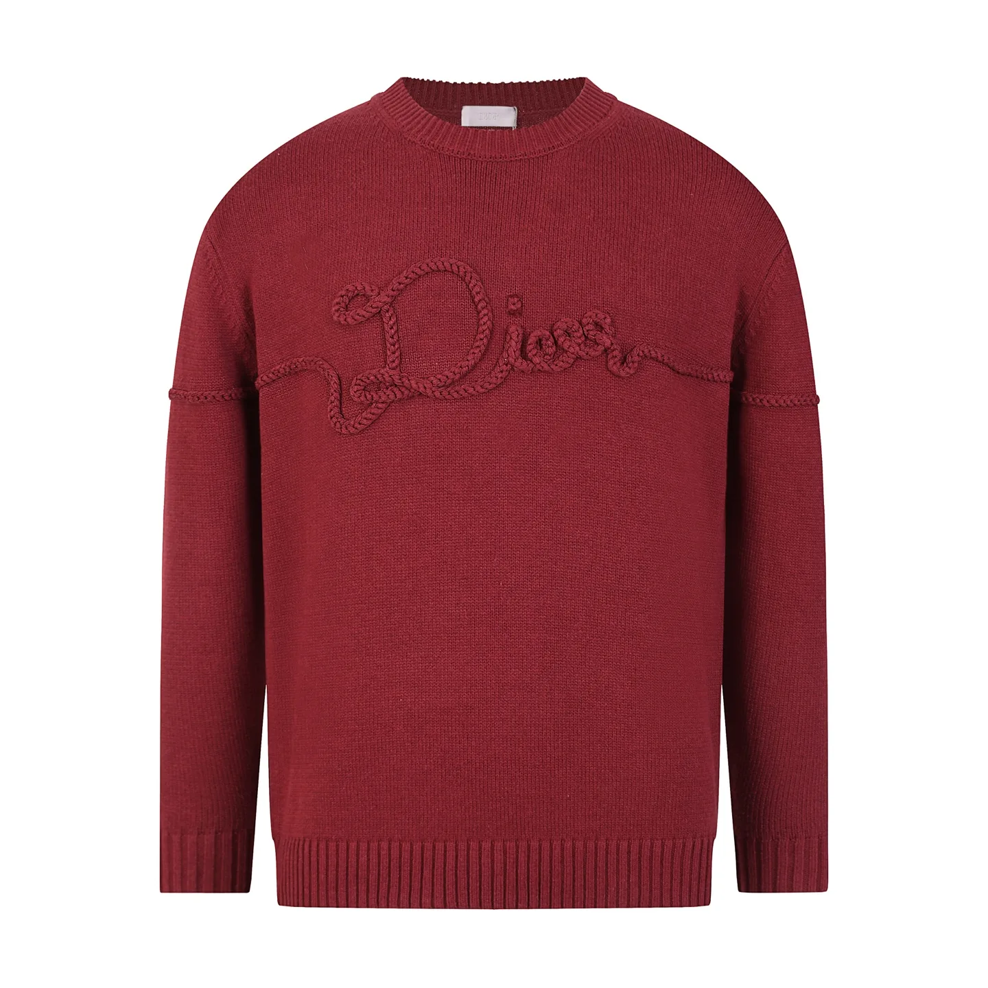 Embroidered Logo Crew-Neck Sweater D19021634