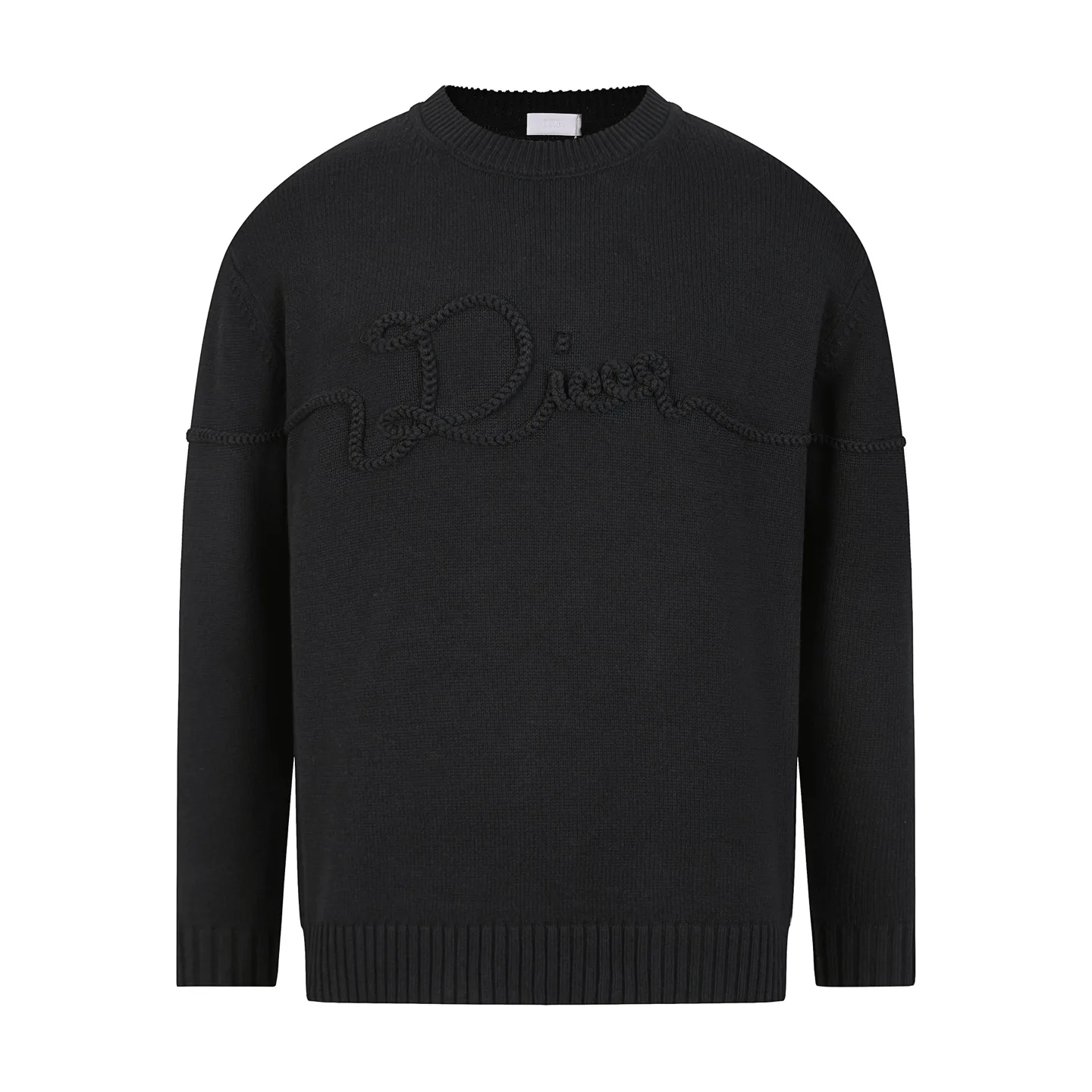 Embroidered Logo Crew-Neck Sweater D19021635