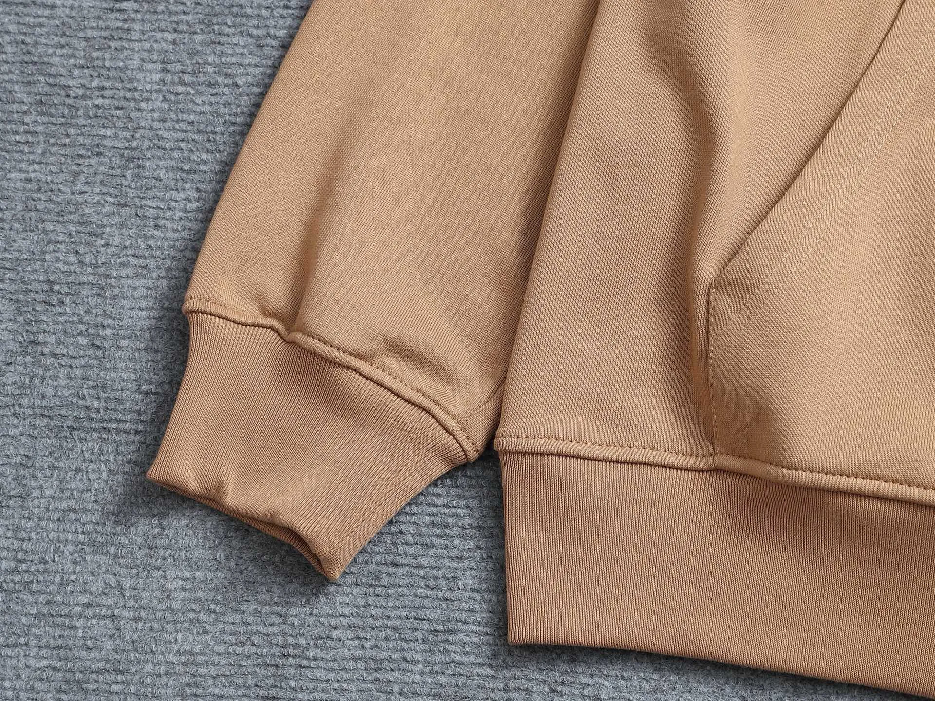 Check-Lined Cotton-Blend Hoodie D19023281 — view 4