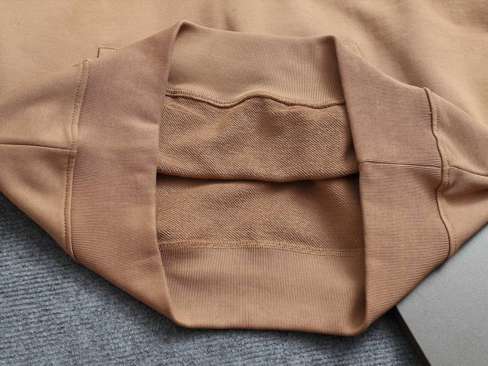 Check-Lined Cotton-Blend Hoodie D19023281 — view 8