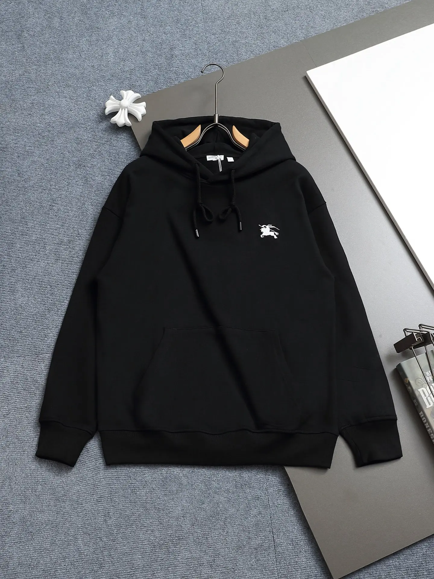 EKD Logo Embroidered Cotton Hoodie D19023279