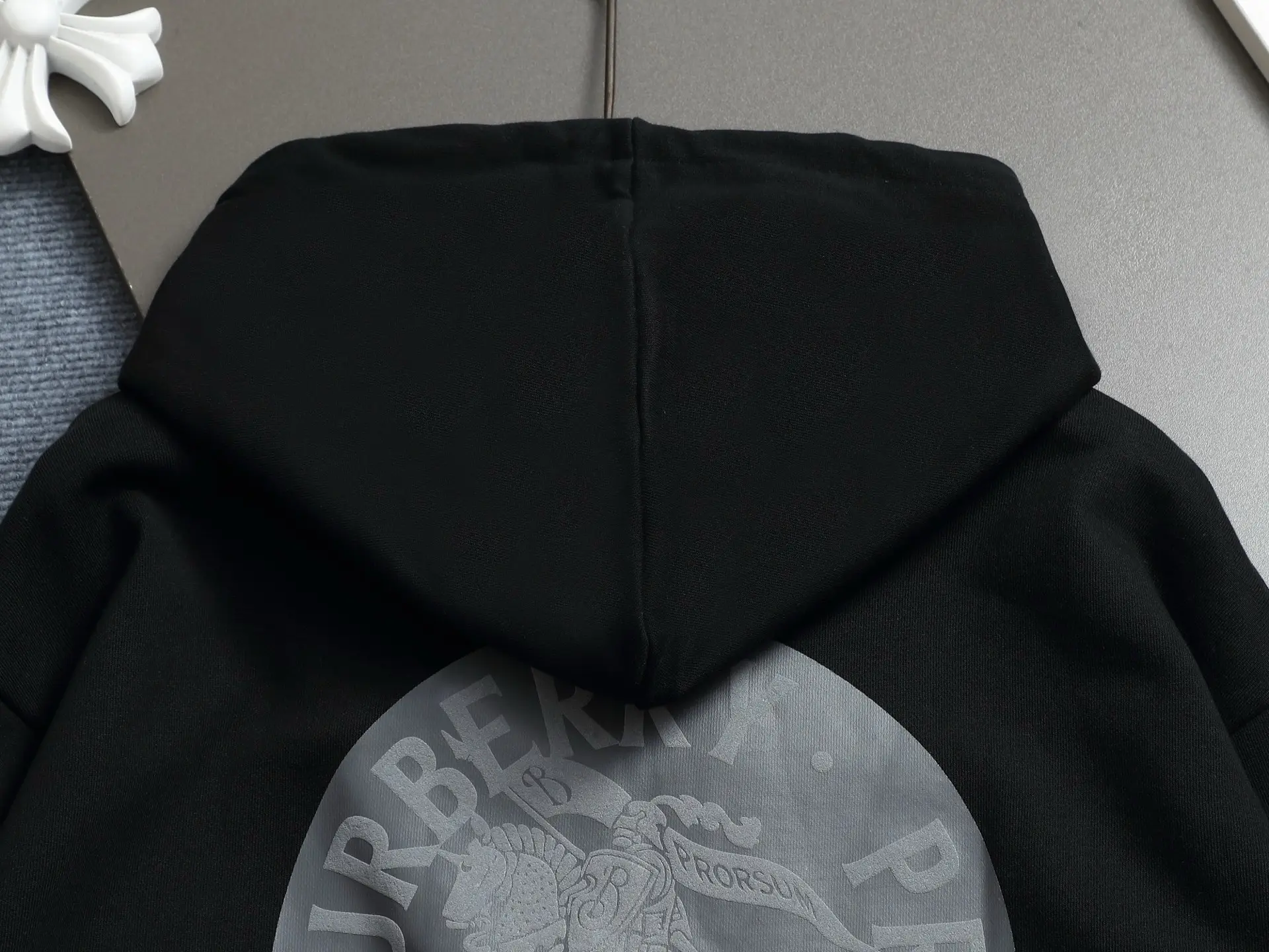 EKD Logo Embroidered Cotton Hoodie D19023279 — view 11