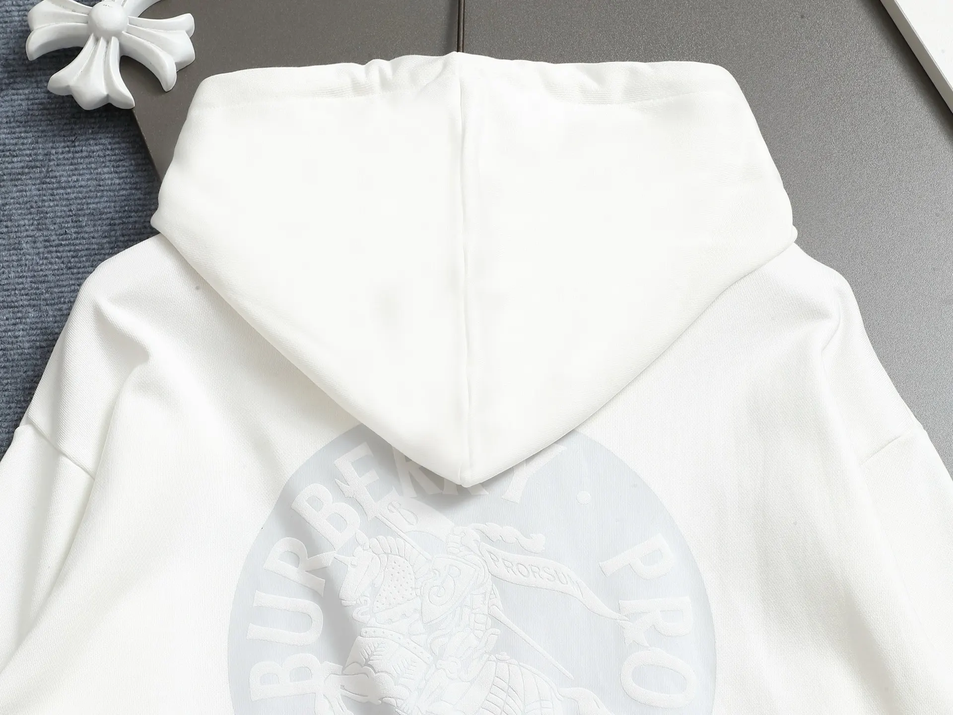 EKD Logo Embroidered Cotton Hoodie D19023278 — view 10