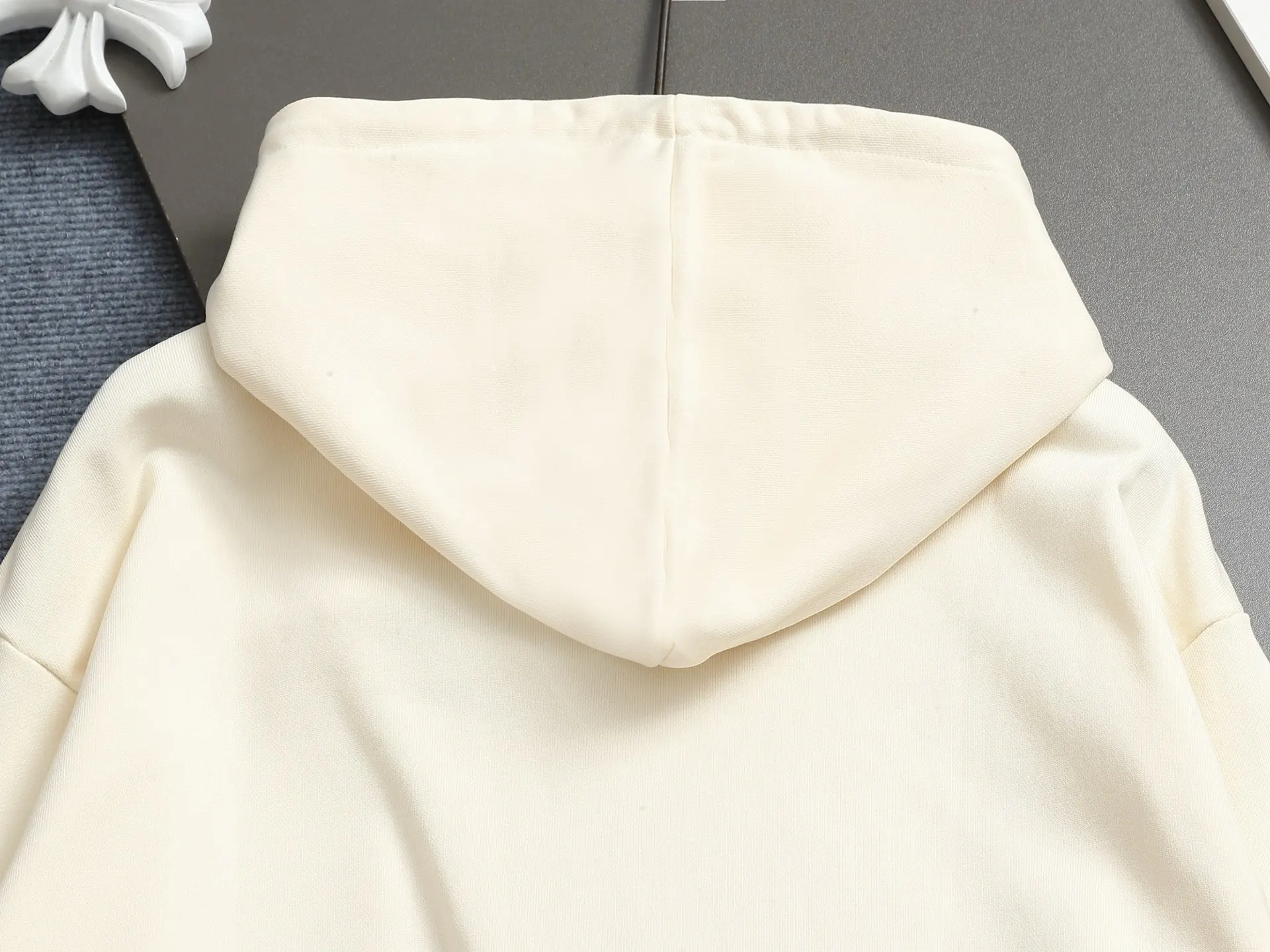 Logo Patch Cotton-Blend Hoodie D19023285 — view 10