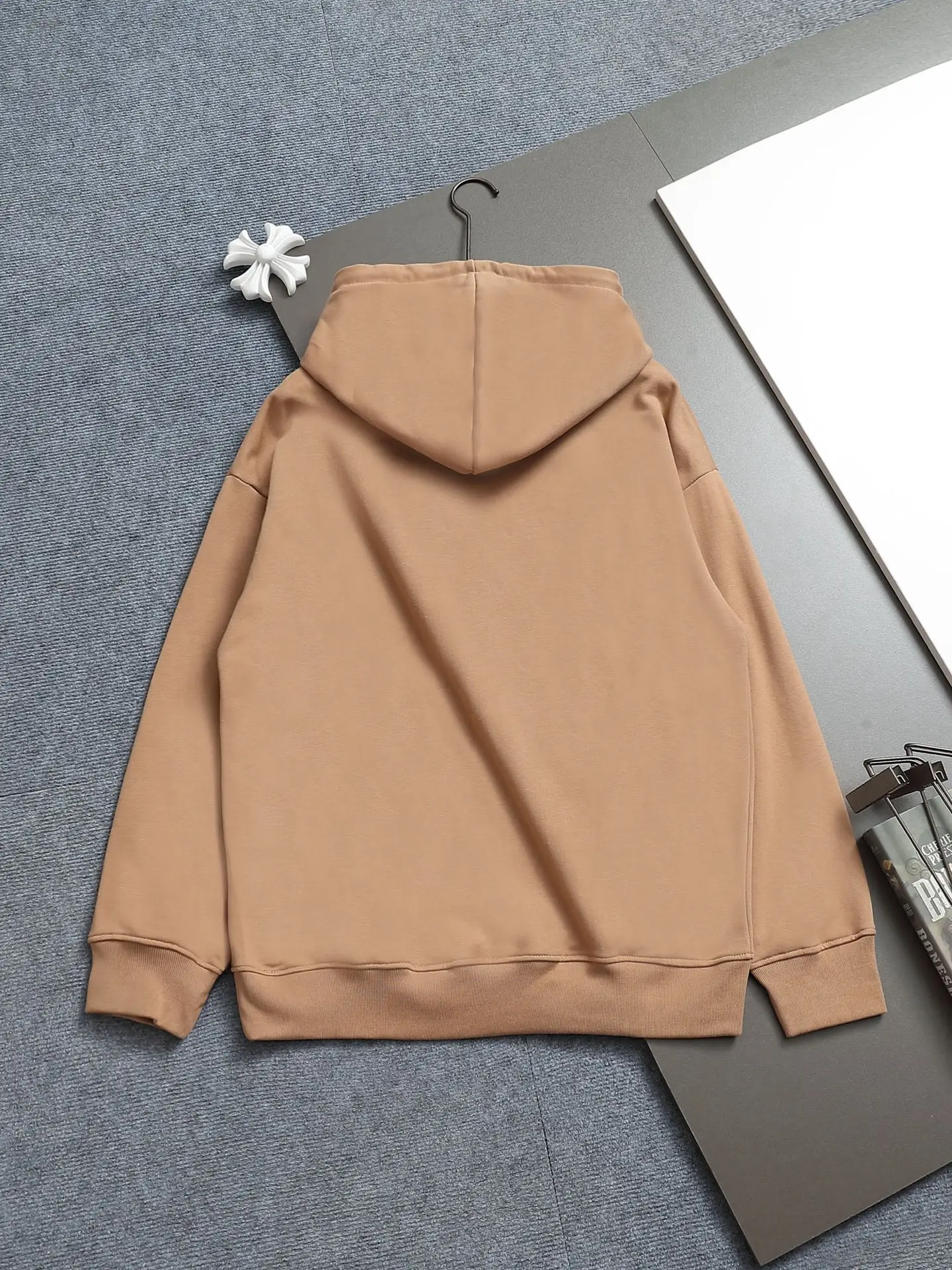 Logo Patch Cotton-Blend Hoodie D19023283 — view 2