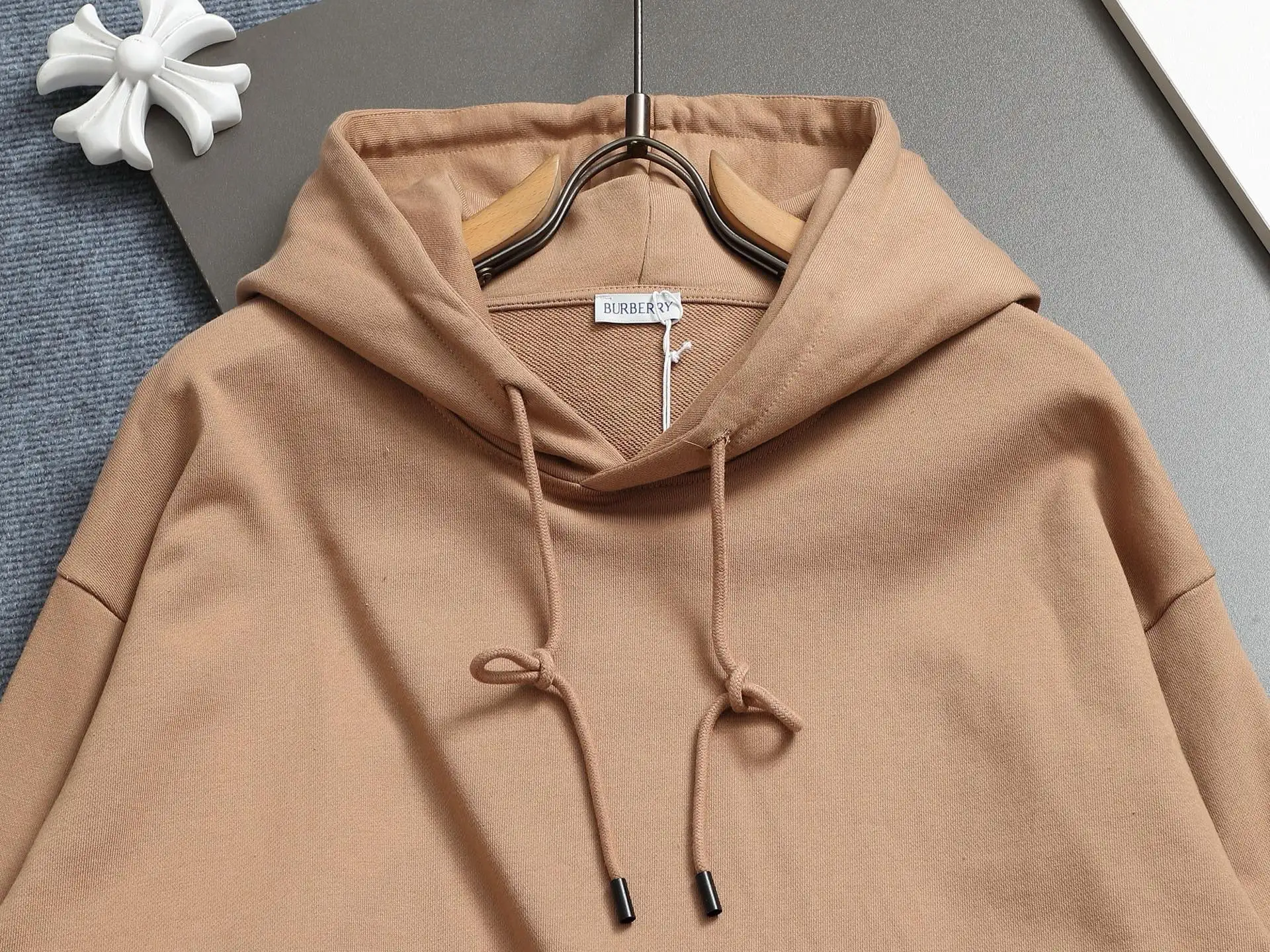 Logo Patch Cotton-Blend Hoodie D19023283 — view 3