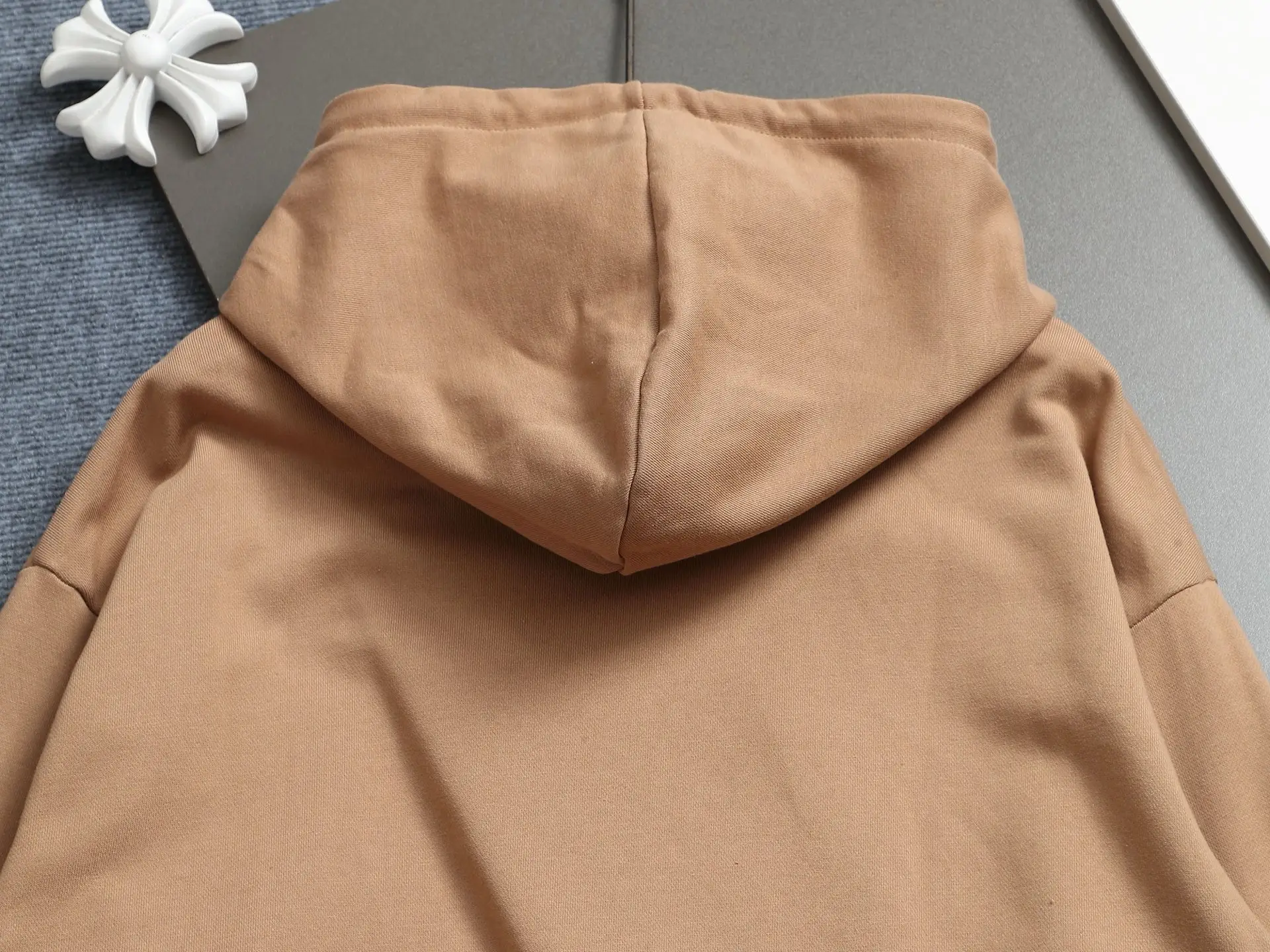 Logo Patch Cotton-Blend Hoodie D19023283 — view 10