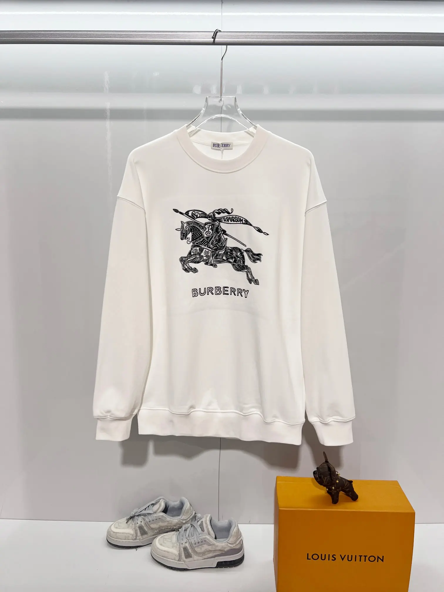 EKD Logo Embroidered Cotton Sweatshirt D19024177