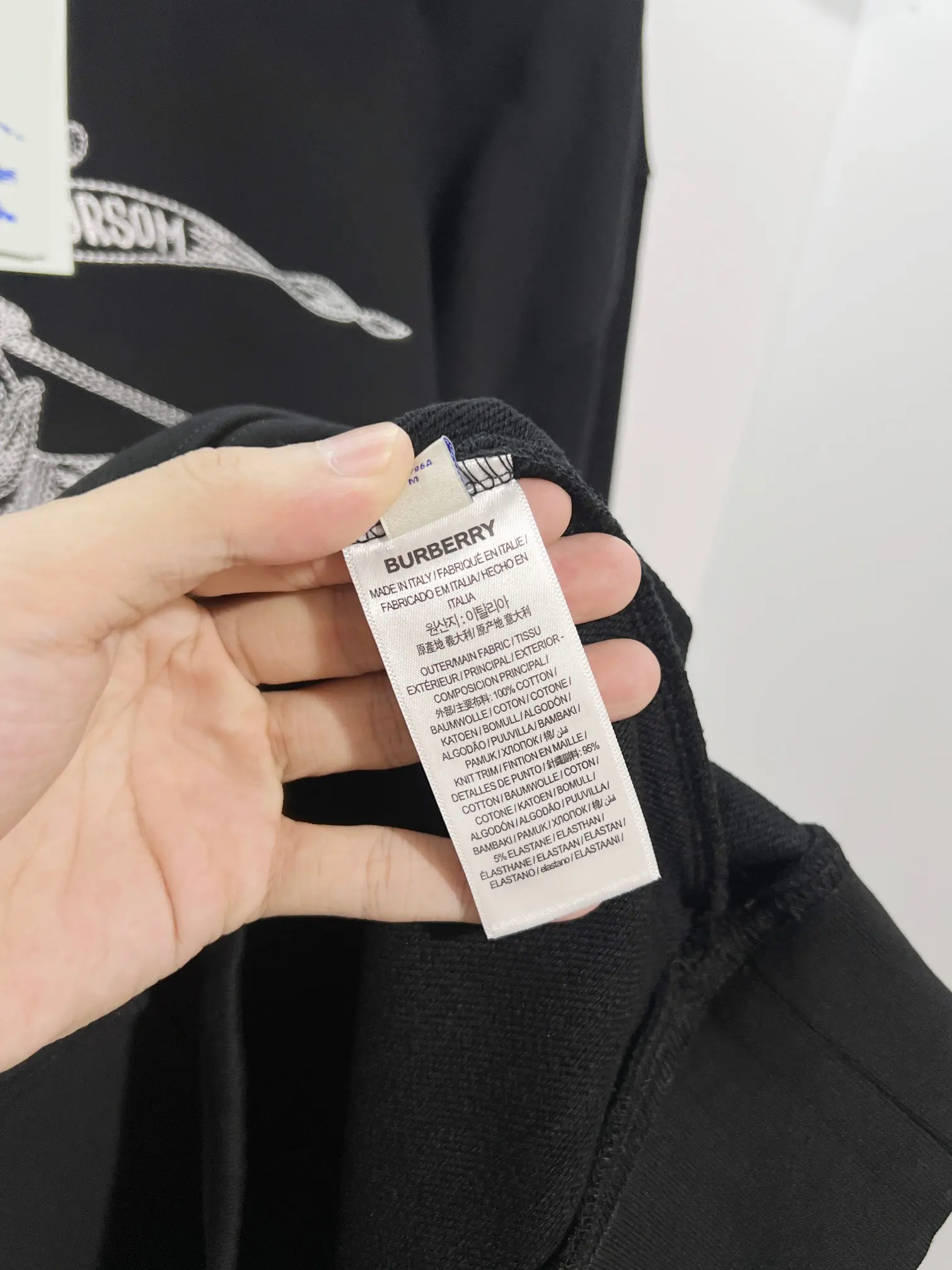 Embroidered Equestrian Knight Crew-Neck Sweatshirt D19024176 — view 9