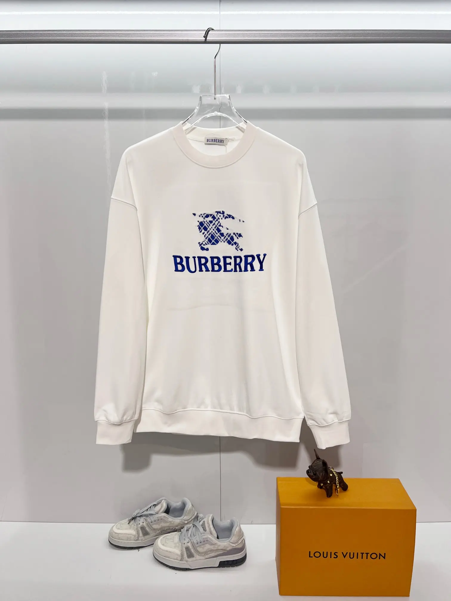 EKD Logo Embroidered Cotton Sweatshirt D19024175