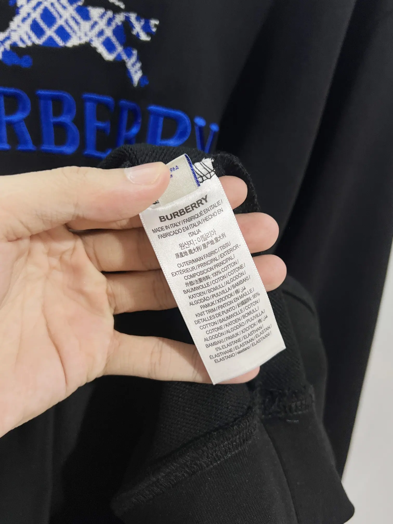 EKD Logo Embroidered Cotton Sweatshirt D19024174 — view 6