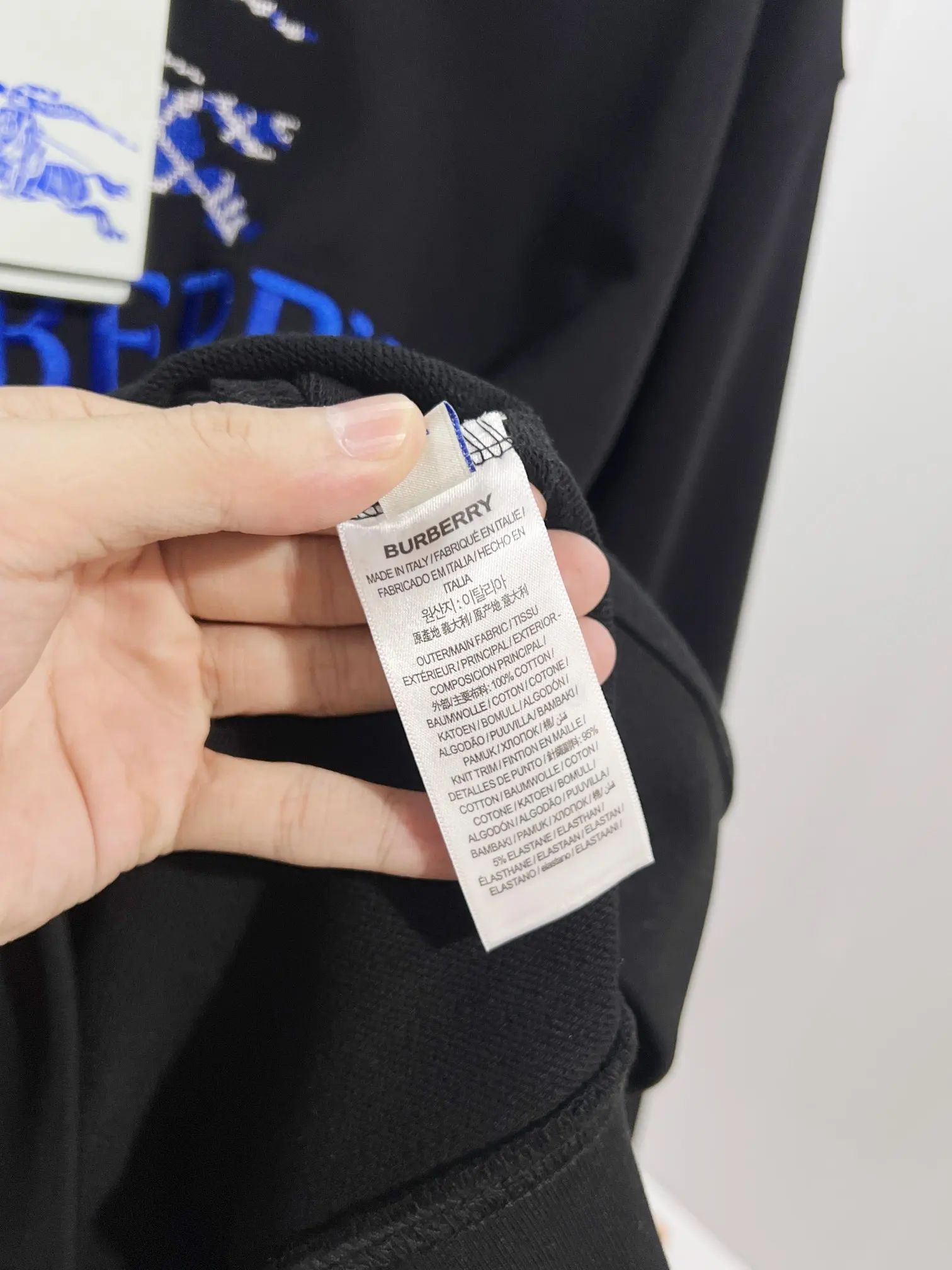 EKD Logo Embroidered Cotton Sweatshirt D19024174 — view 10