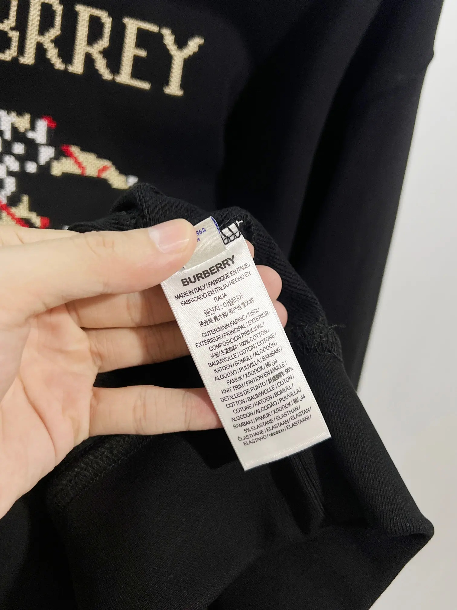 Embroidered Equestrian Knight Logo Sweatshirt D19024164 — view 9