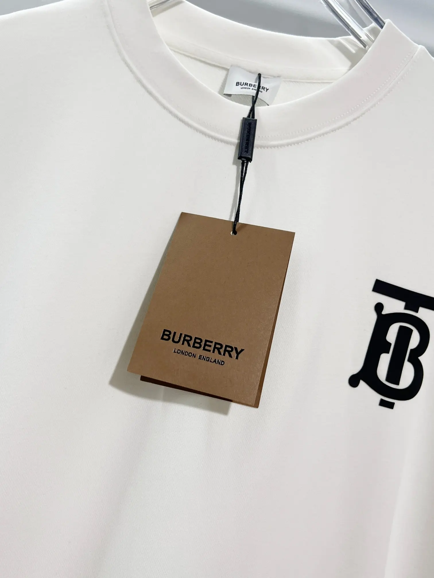 TB Logo Cotton-Jersey Sweatshirt D19024171 — view 5