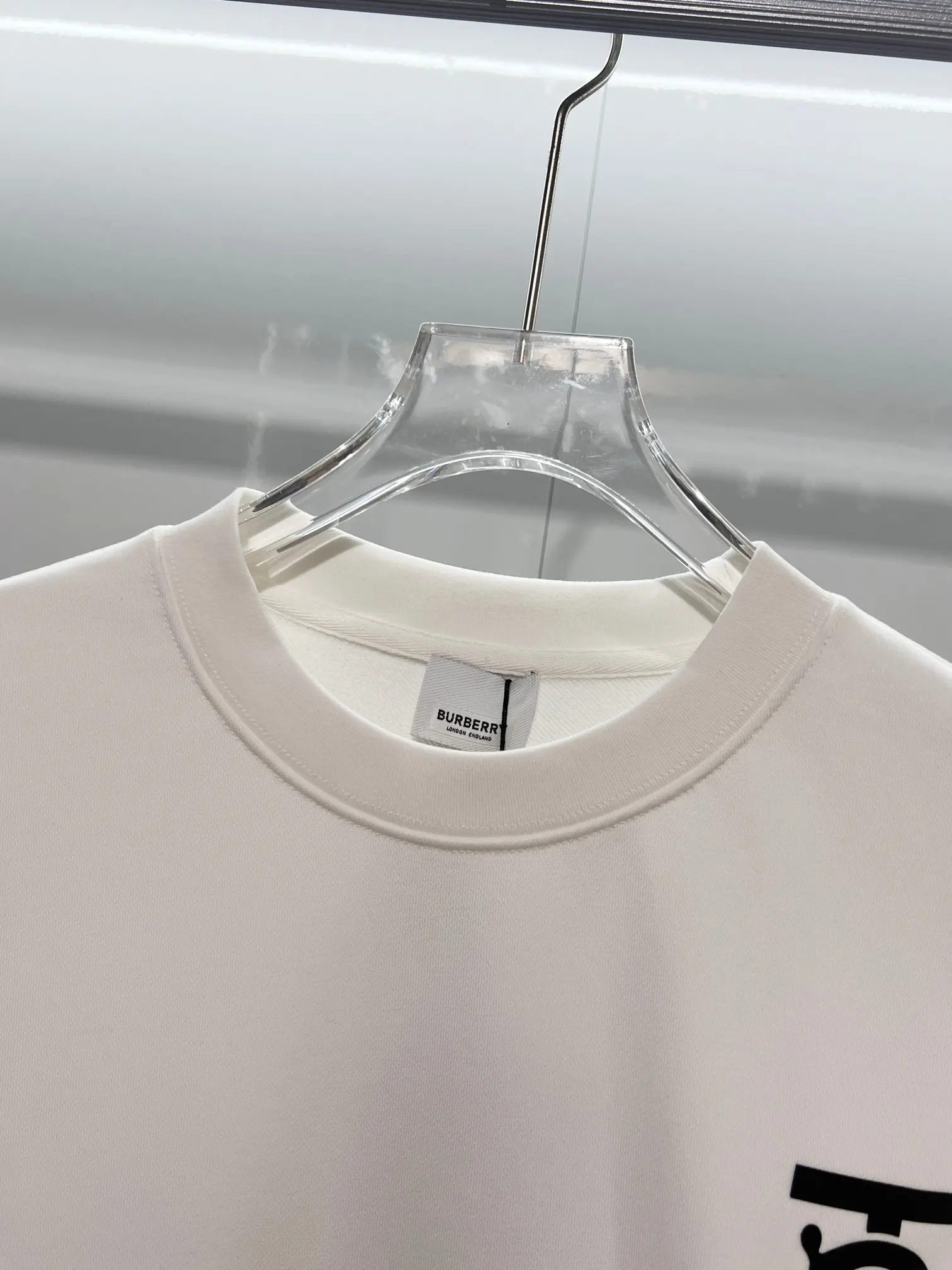 TB Logo Cotton-Jersey Sweatshirt D19024171 — view 6