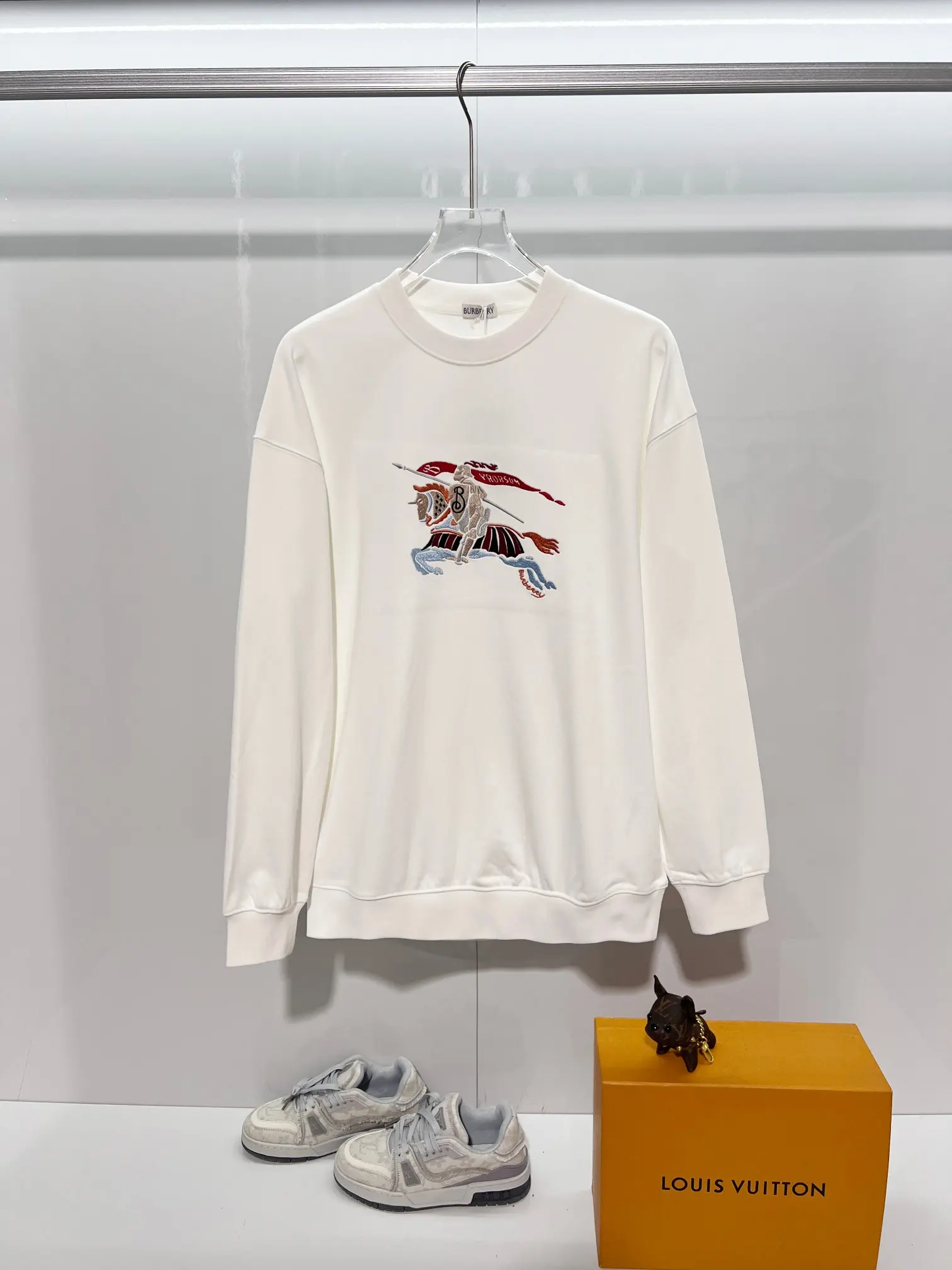 EKD Embroidered Cotton-Jersey Sweatshirt D19024155