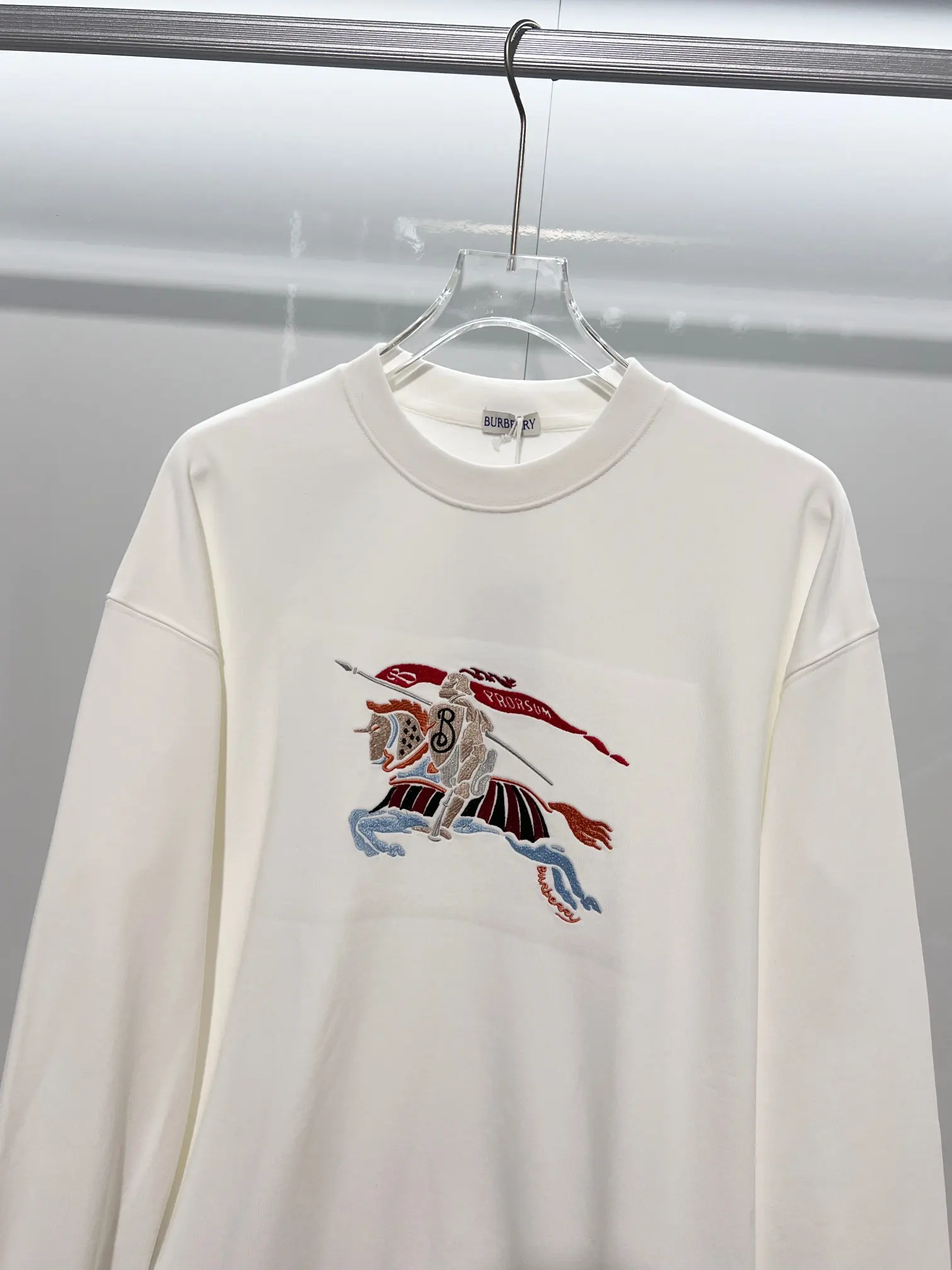 EKD Embroidered Cotton-Jersey Sweatshirt D19024155 — view 3