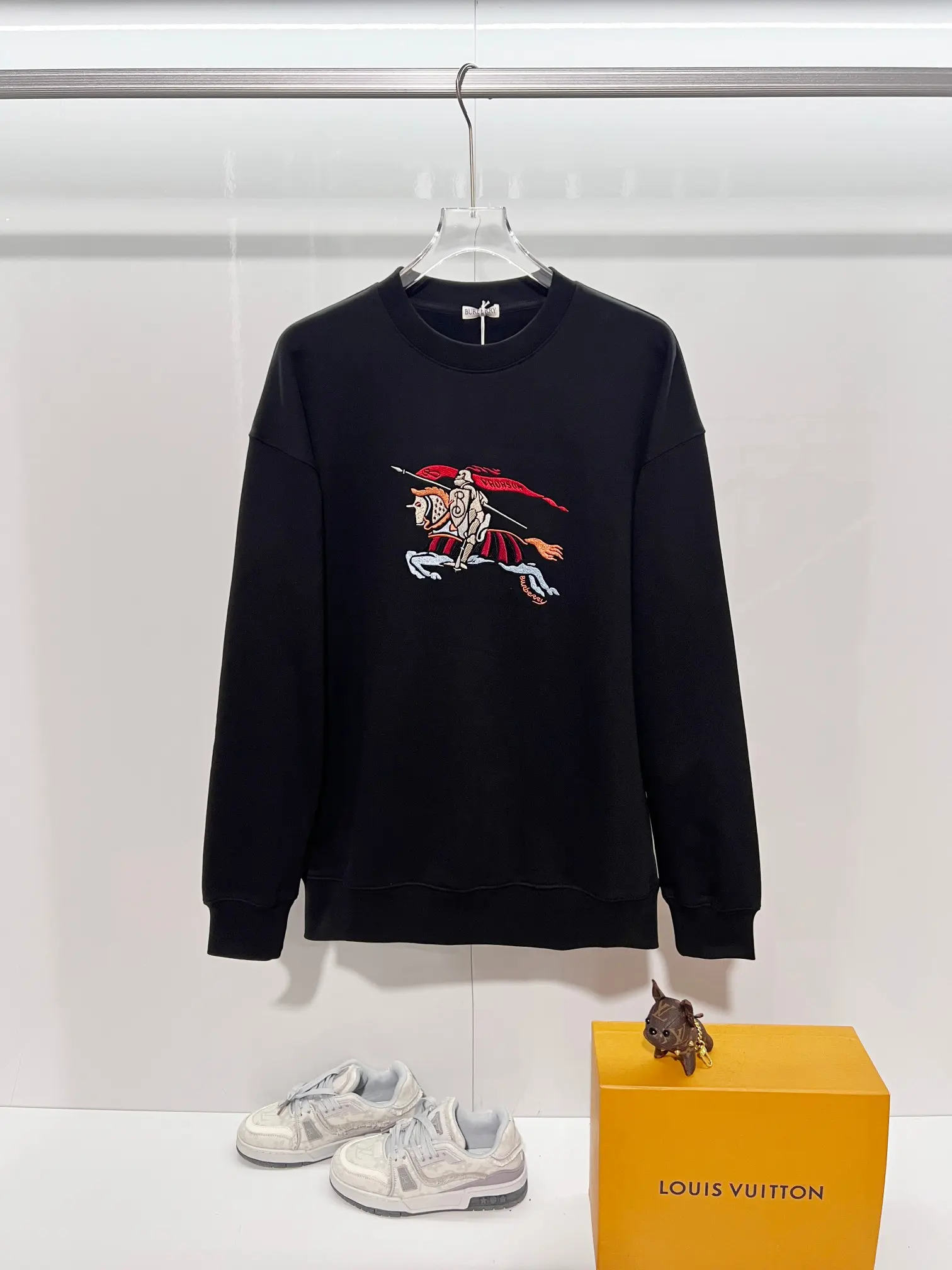 EKD Embroidered Cotton-Terry Sweatshirt D19024154