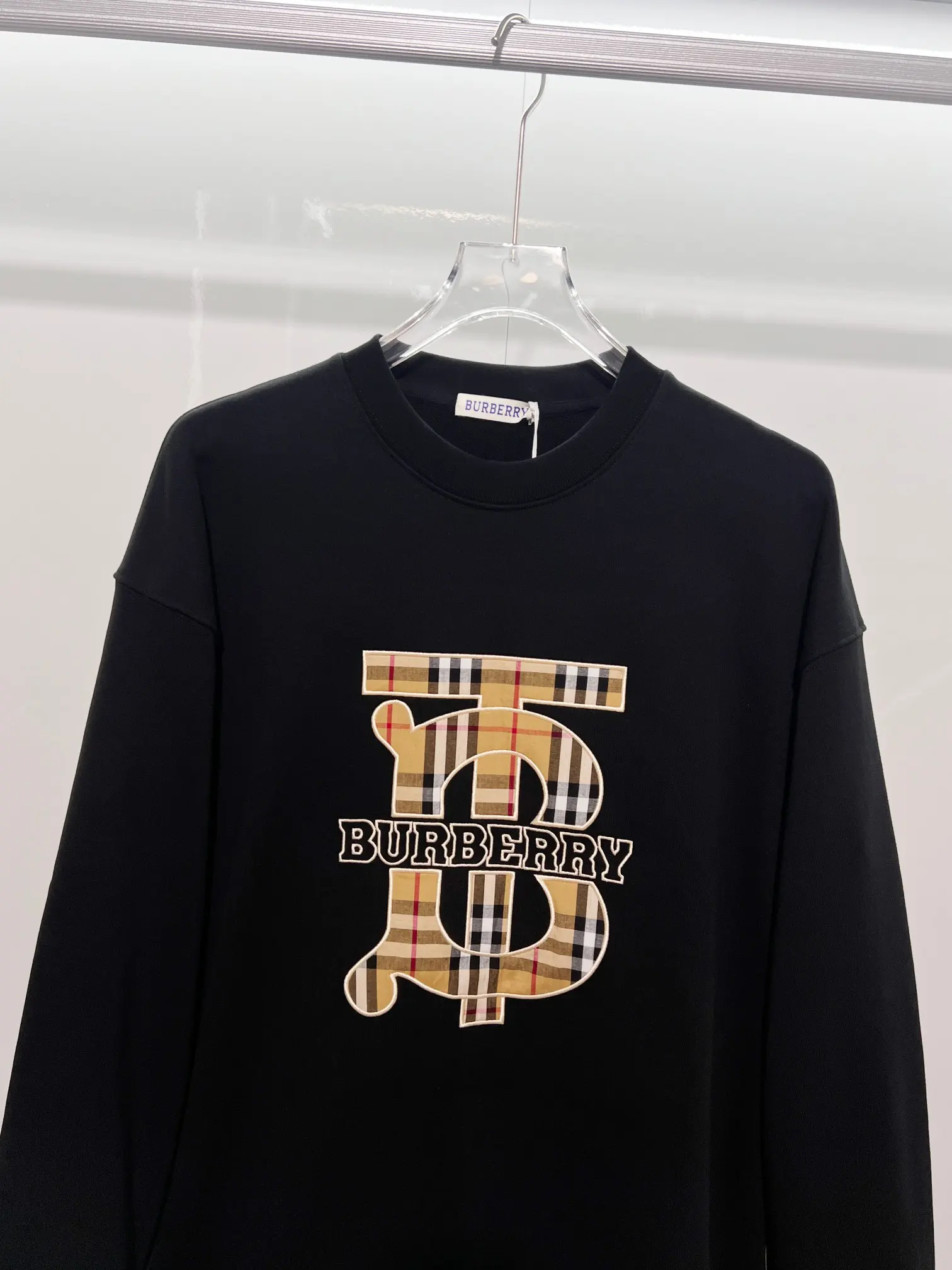 TB Monogram Check Appliqué Sweatshirt D19024172 — view 3