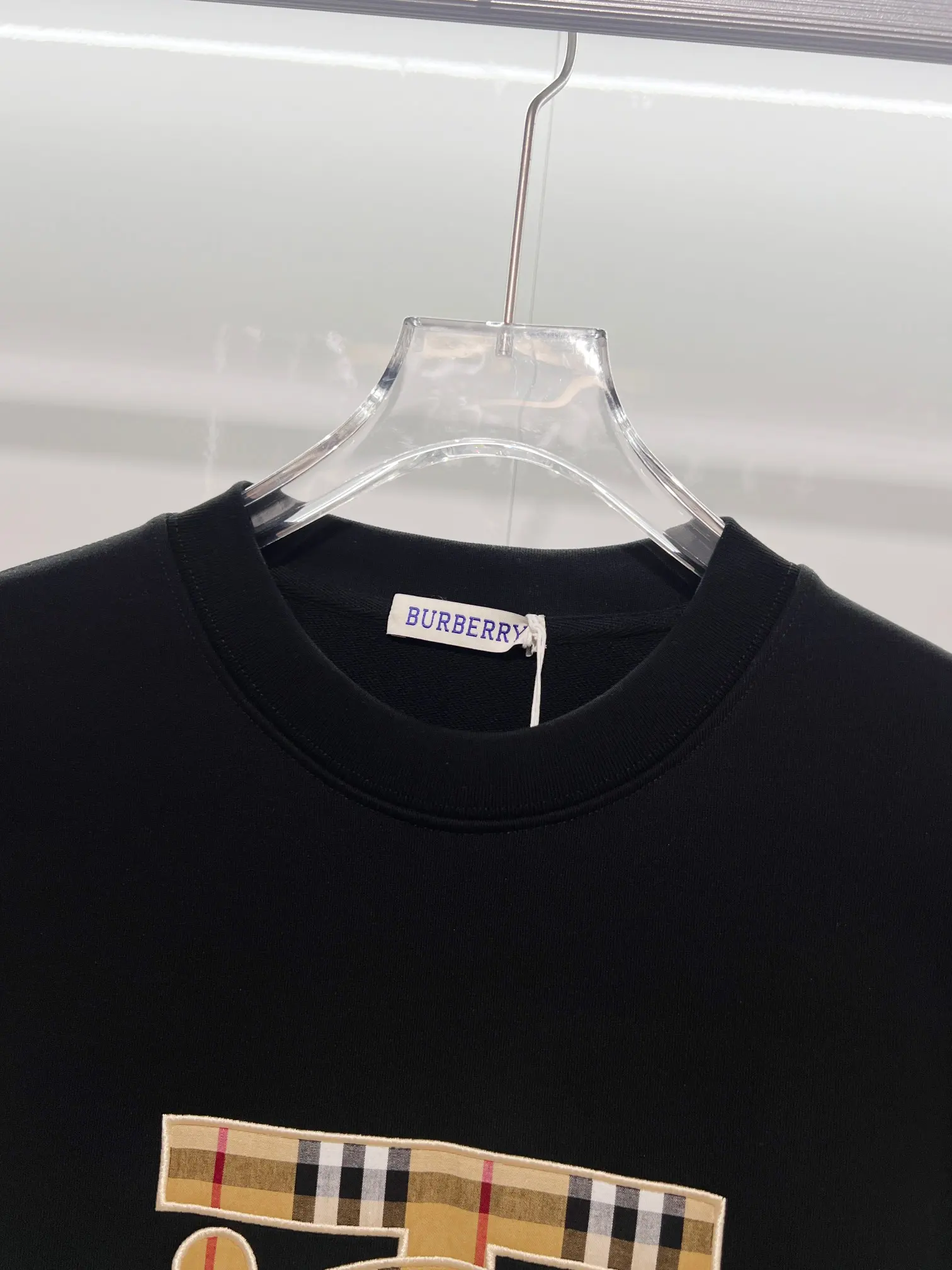 TB Monogram Check Appliqué Sweatshirt D19024172 — view 6