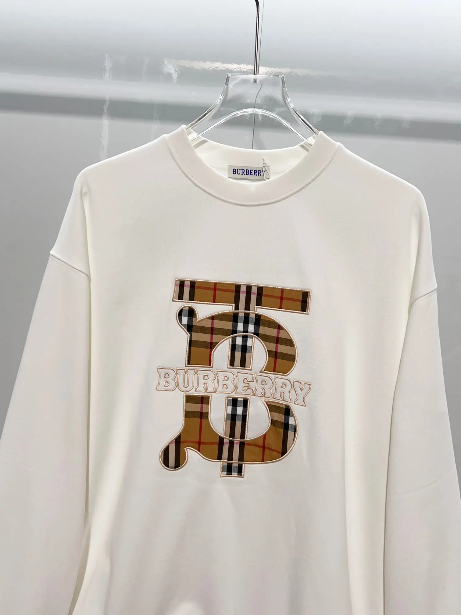 TB Monogram Check Appliqué Sweatshirt D19024173 — view 3