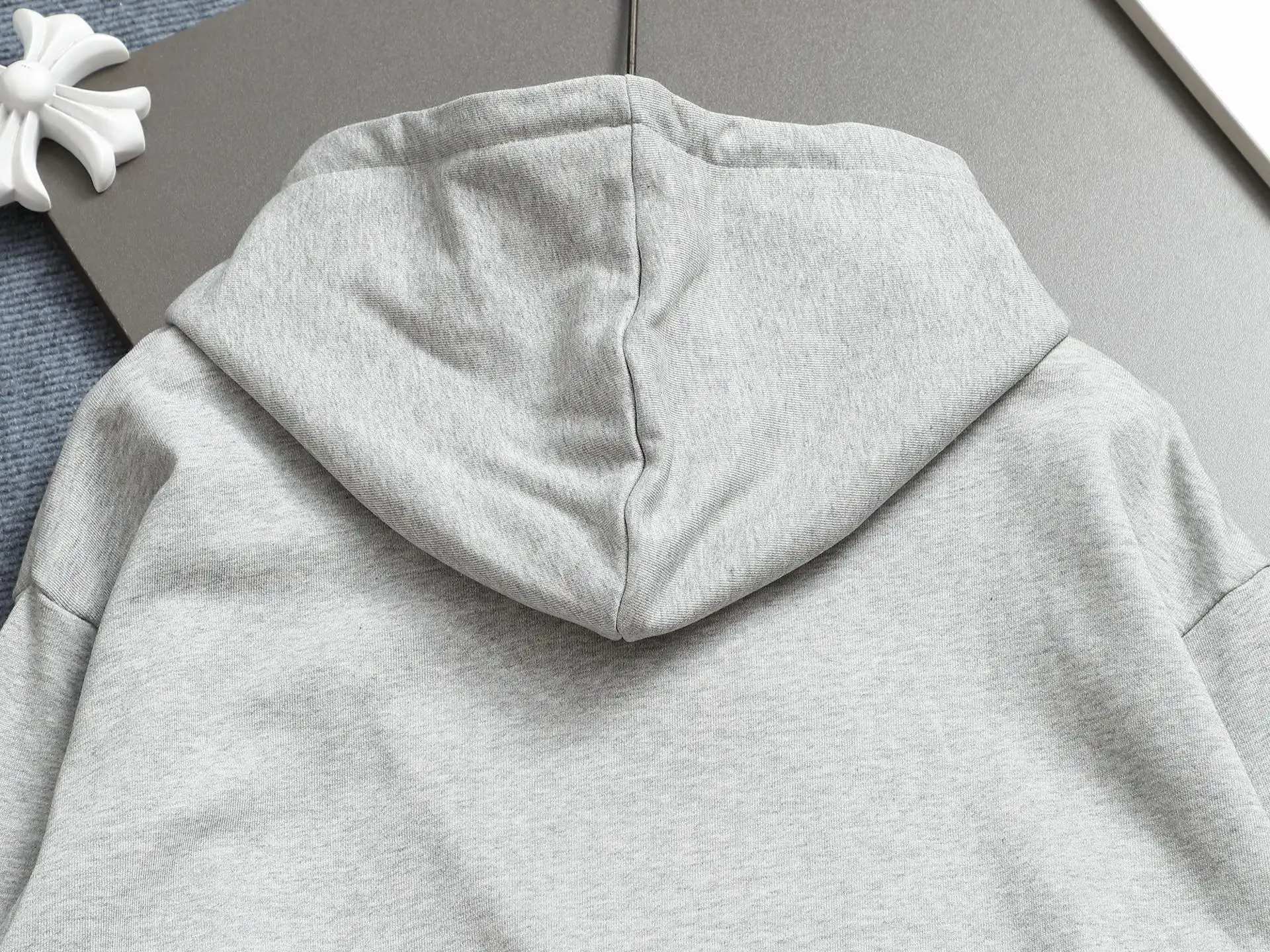 CD Icon Embroidered Cotton-Blend Hoodie D19023273 — view 11