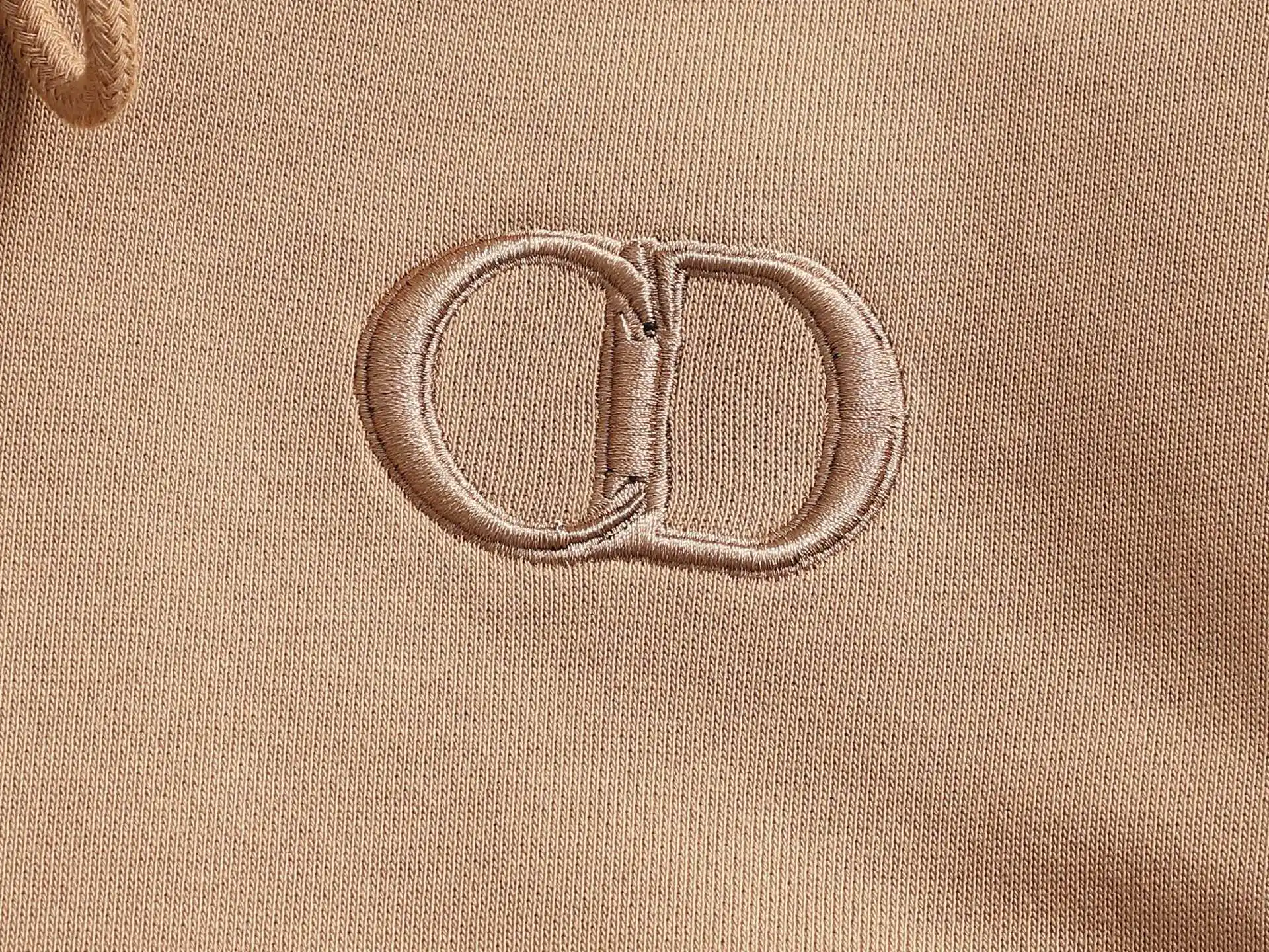 CD Icon Embroidered Cotton Hoodie D19023272 — view 6