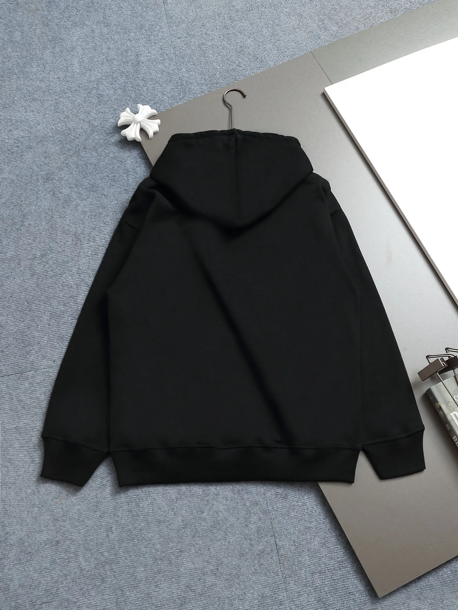 CD Icon Embroidered Cotton Hoodie D19023275 — view 2