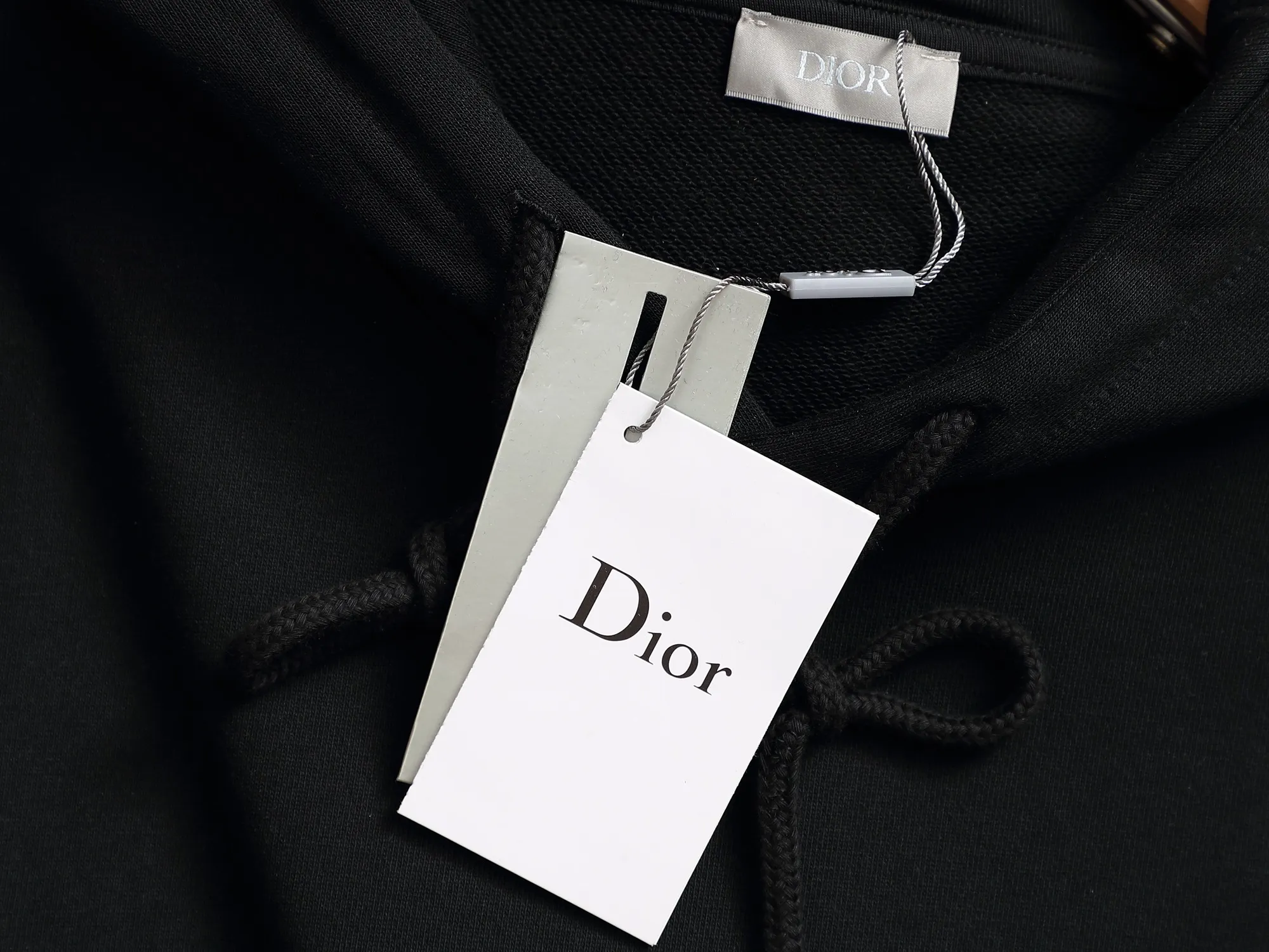 CD Icon Embroidered Cotton Hoodie D19023275 — view 7