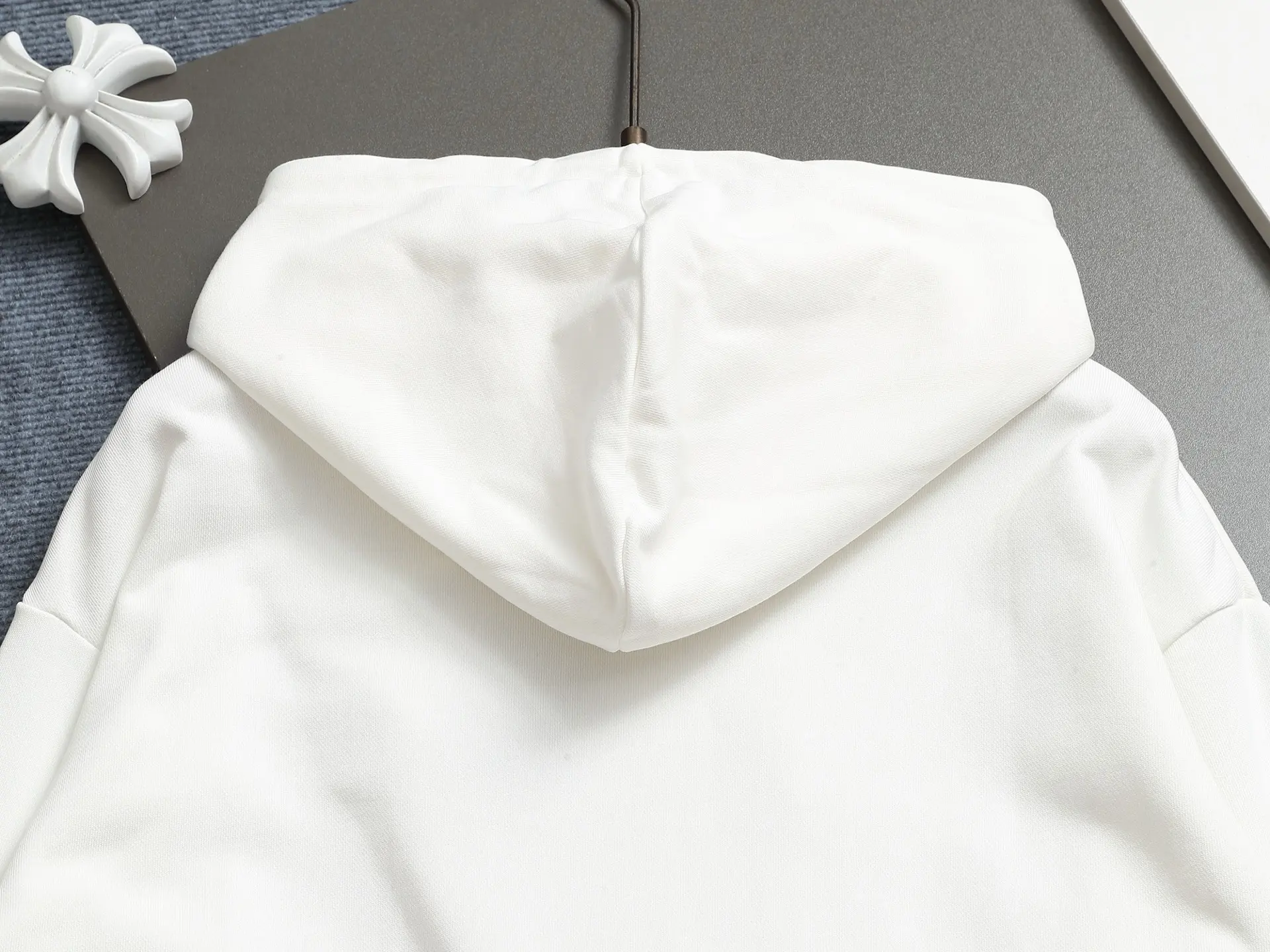 CD Icon Embroidered Cotton-Blend Hoodie D19023271 — view 11