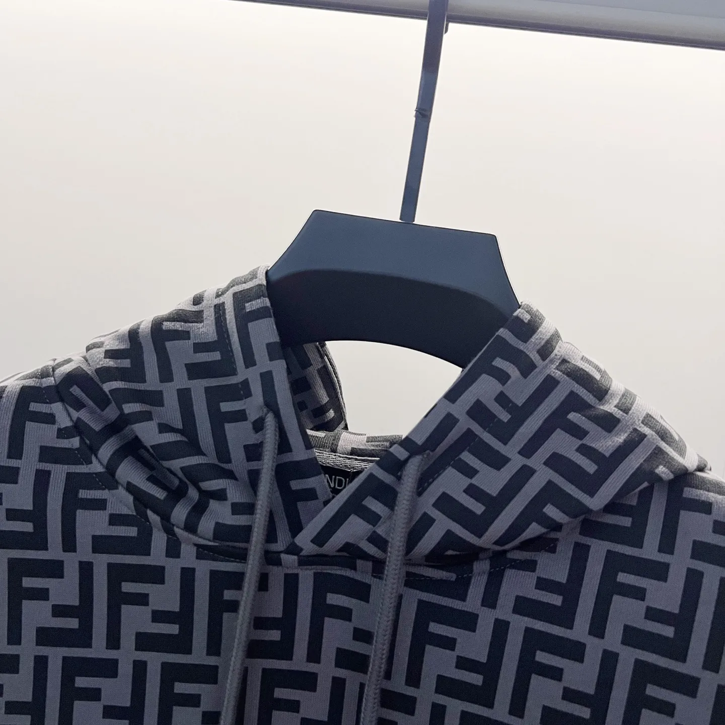FF Monogram Cotton Jersey Hoodie D19021364 — view 3