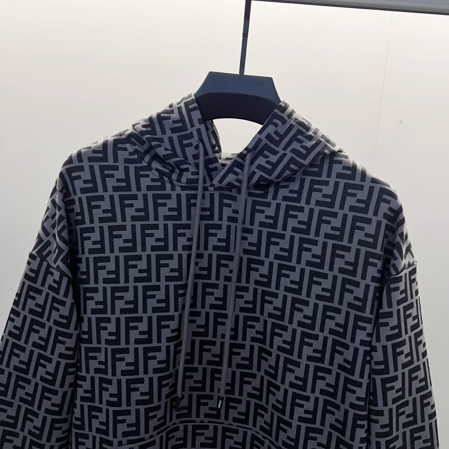 FF Monogram Cotton Jersey Hoodie D19021364 — view 4