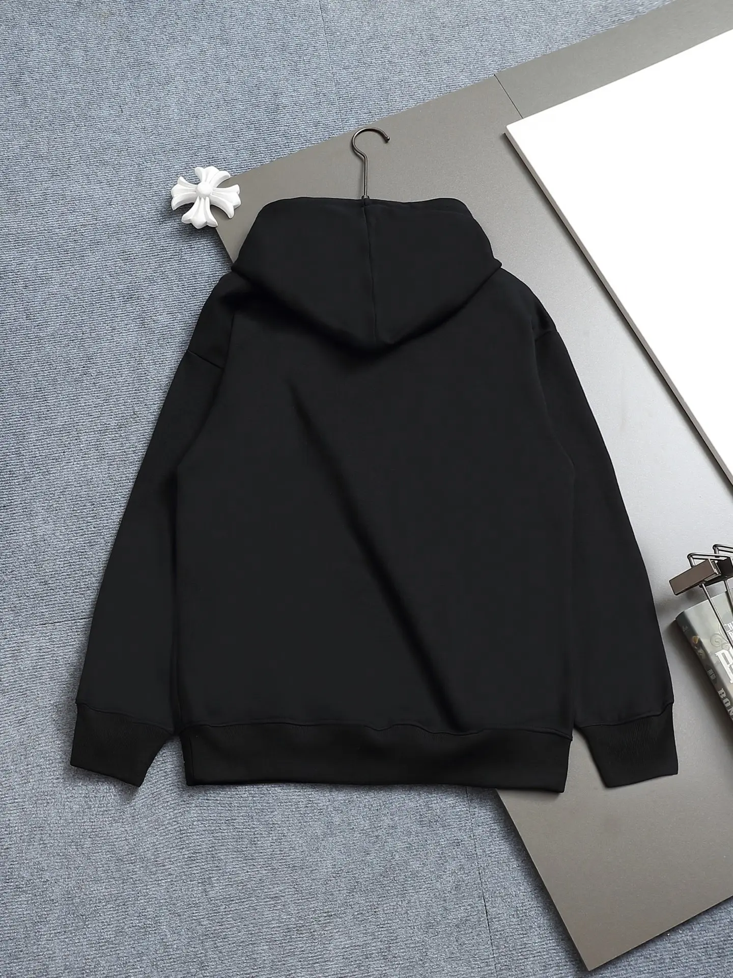 FF Logo Print Cotton-Blend Hoodie D19023265 — view 2