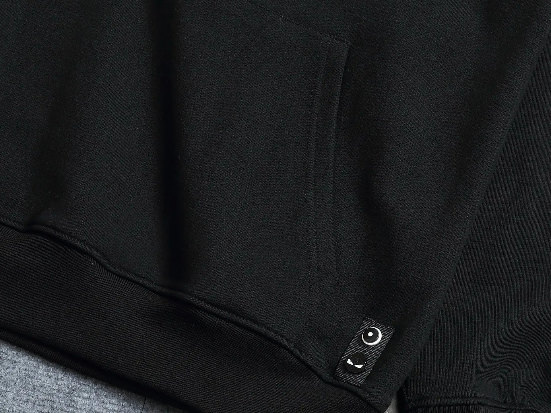 FF Logo Print Cotton-Blend Hoodie D19023265 — view 4