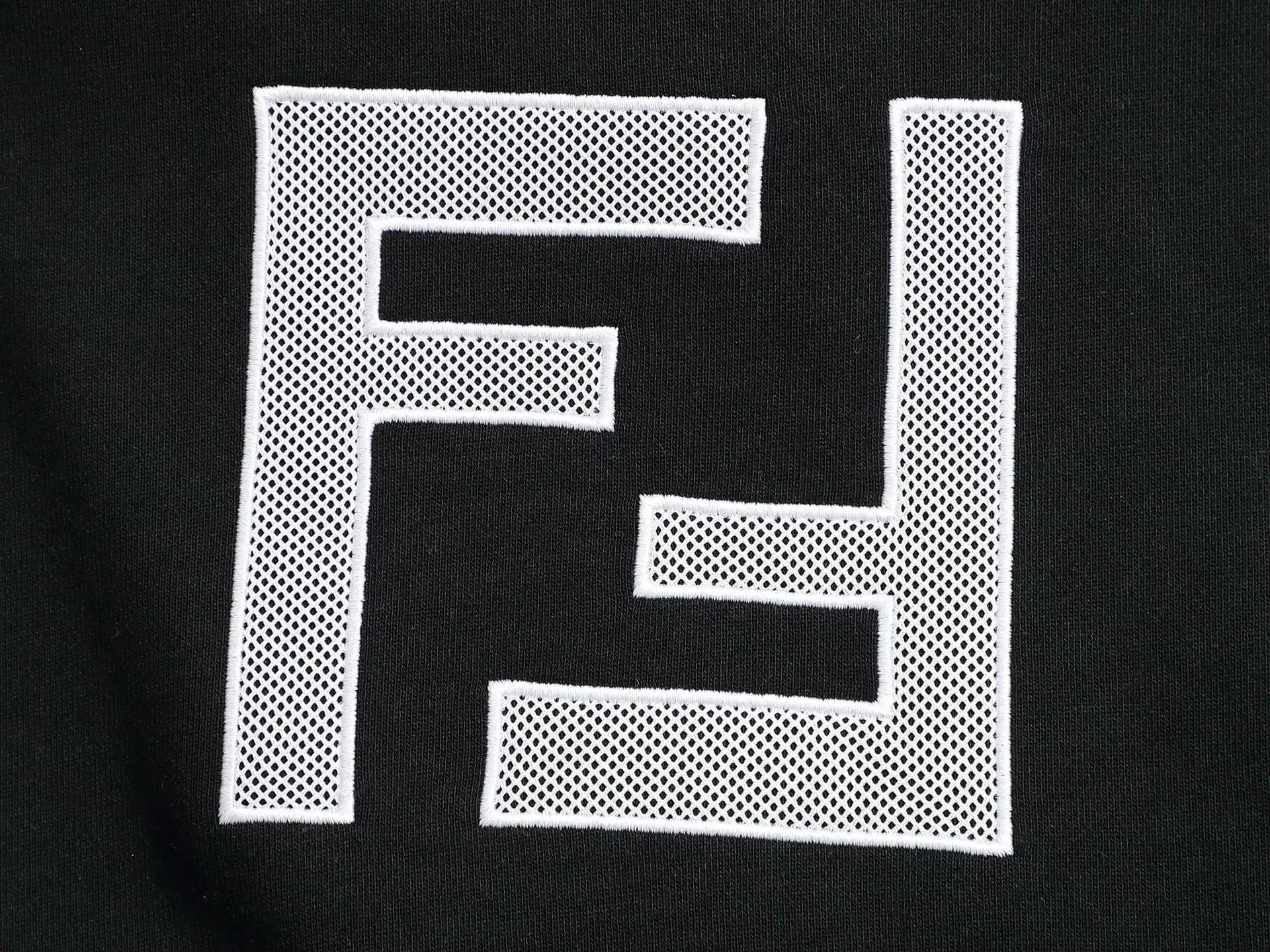 FF Logo Print Cotton-Blend Hoodie D19023265 — view 6