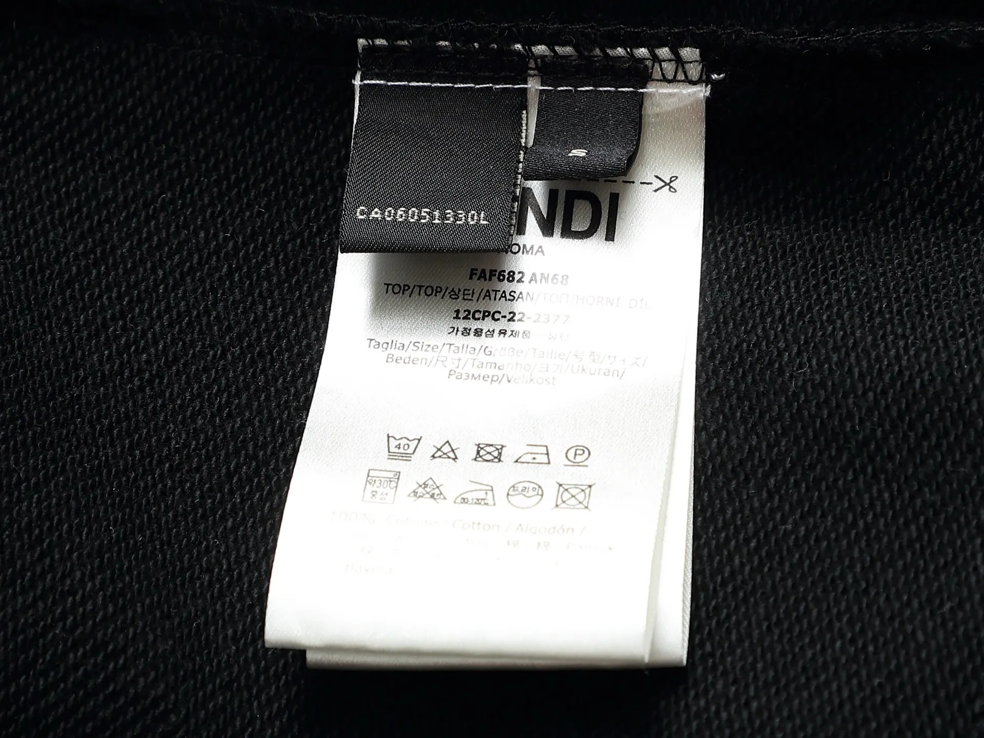 FF Logo Print Cotton-Blend Hoodie D19023265 — view 10
