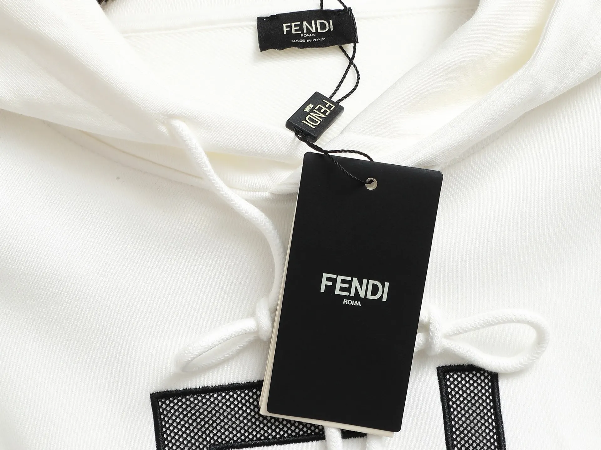 Logo Print Cotton-Blend Hoodie D19023264 — view 6