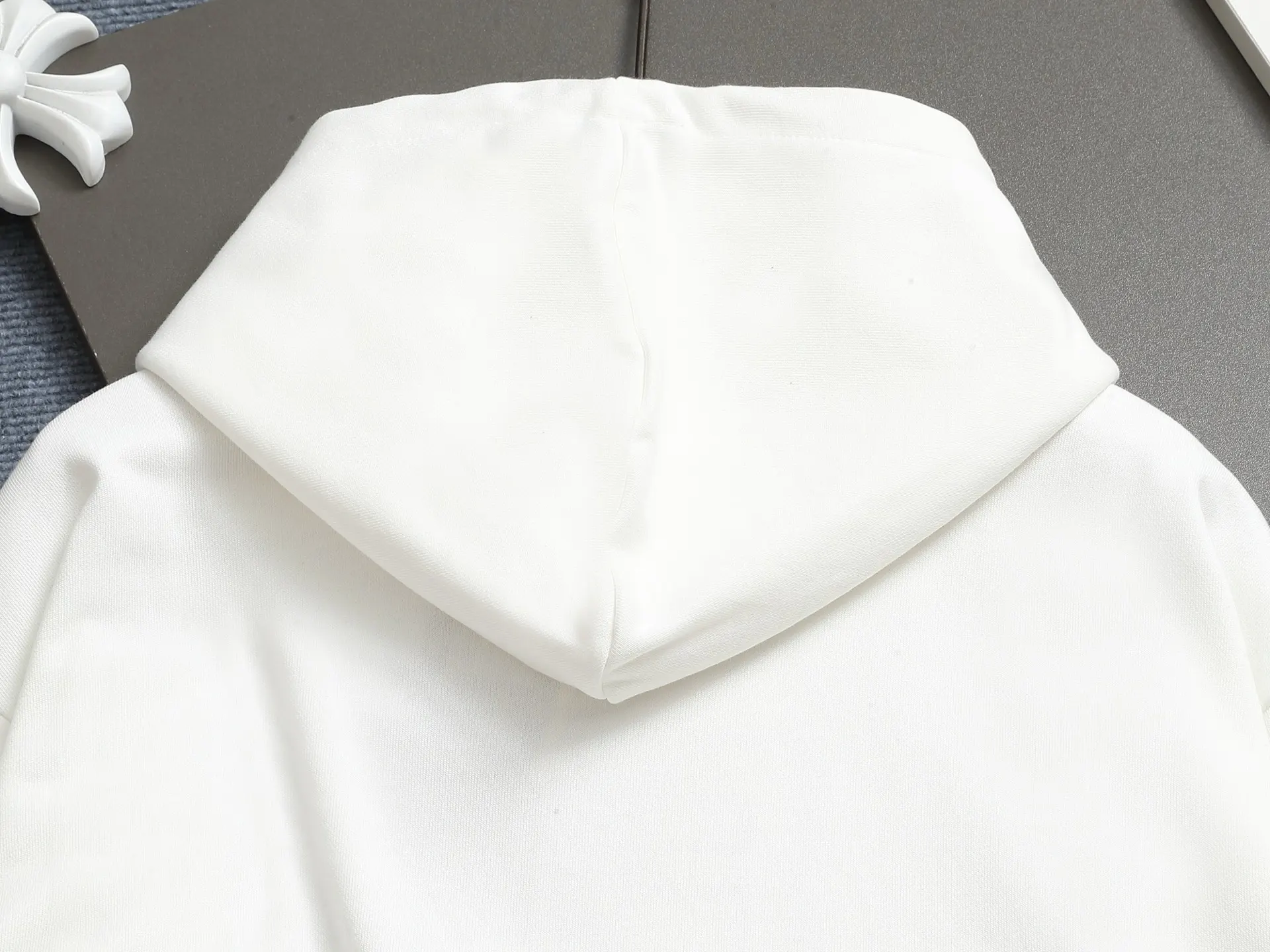 Logo Print Cotton-Blend Hoodie D19023264 — view 11