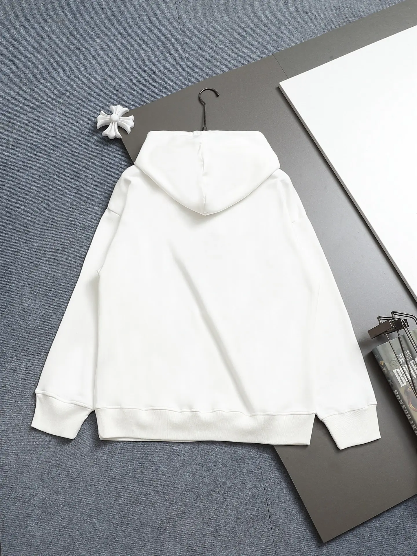 Logo Print Cotton-Blend Hoodie D19023286 — view 2
