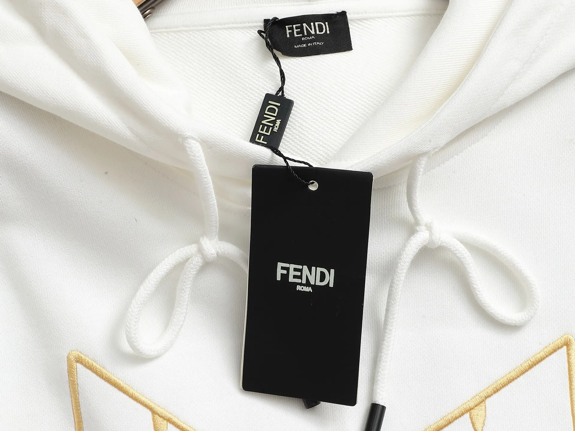 Logo Print Cotton-Blend Hoodie D19023286 — view 7