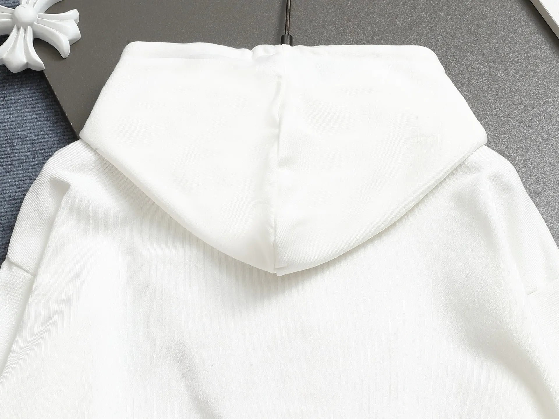 Logo Print Cotton-Blend Hoodie D19023286 — view 11