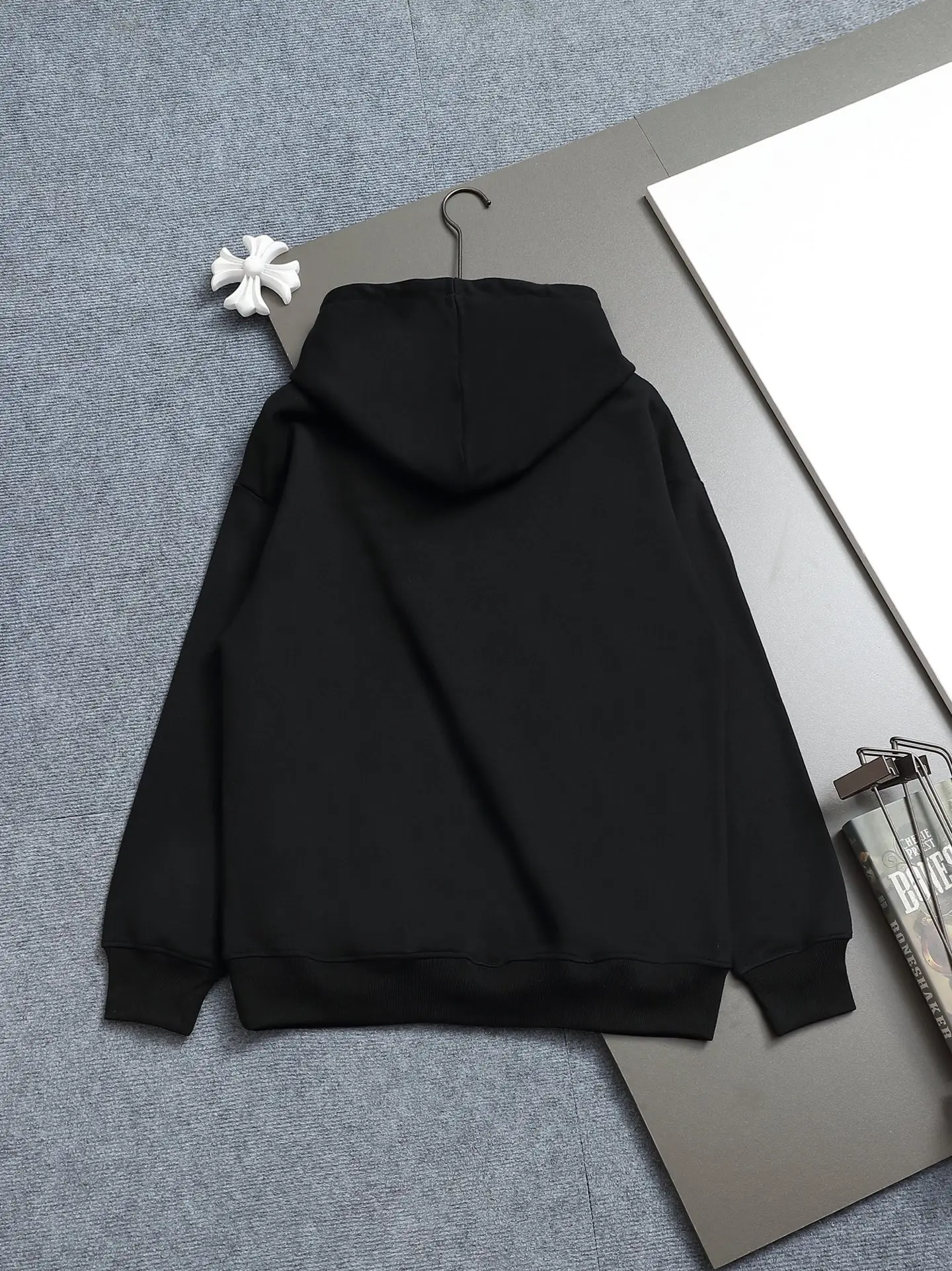 Logo Print Cotton-Blend Hoodie D19023287 — view 2