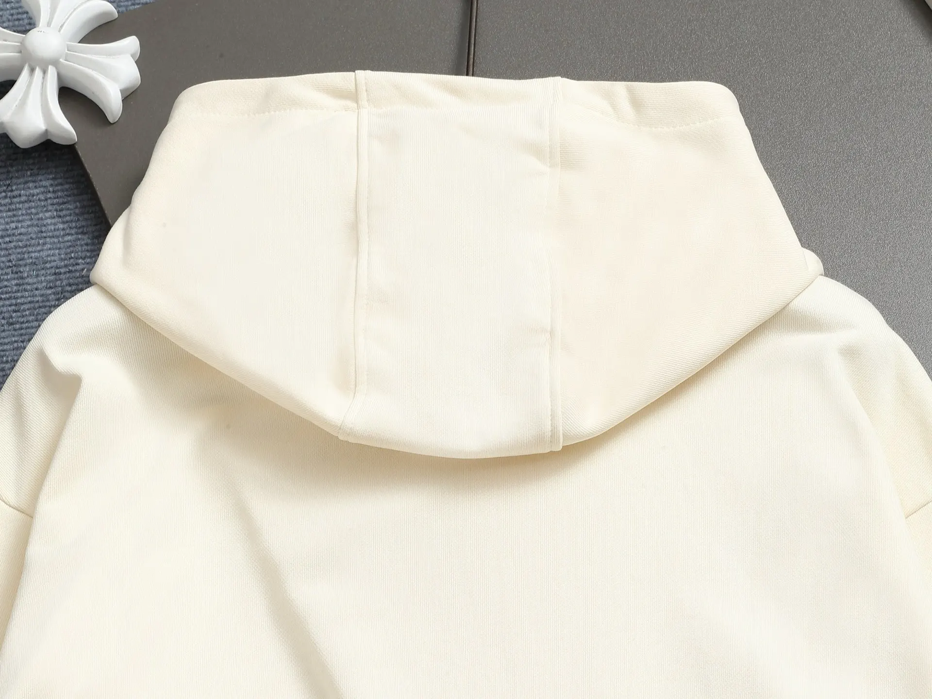 Logo-Embroidered Cotton-Blend Hoodie D19023269 — view 10