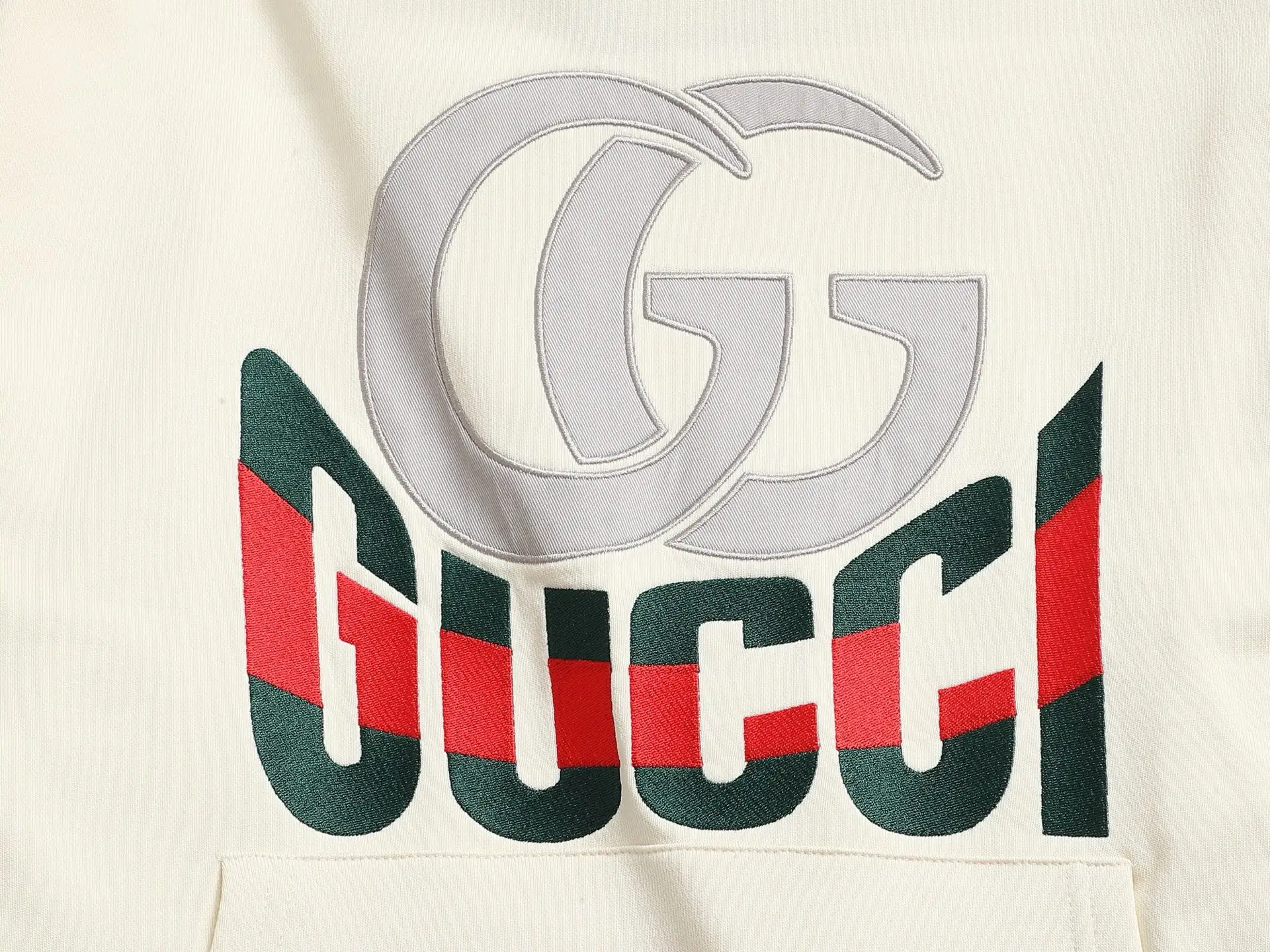 Vintage Logo Print Cotton Hoodie D19023306 — view 4