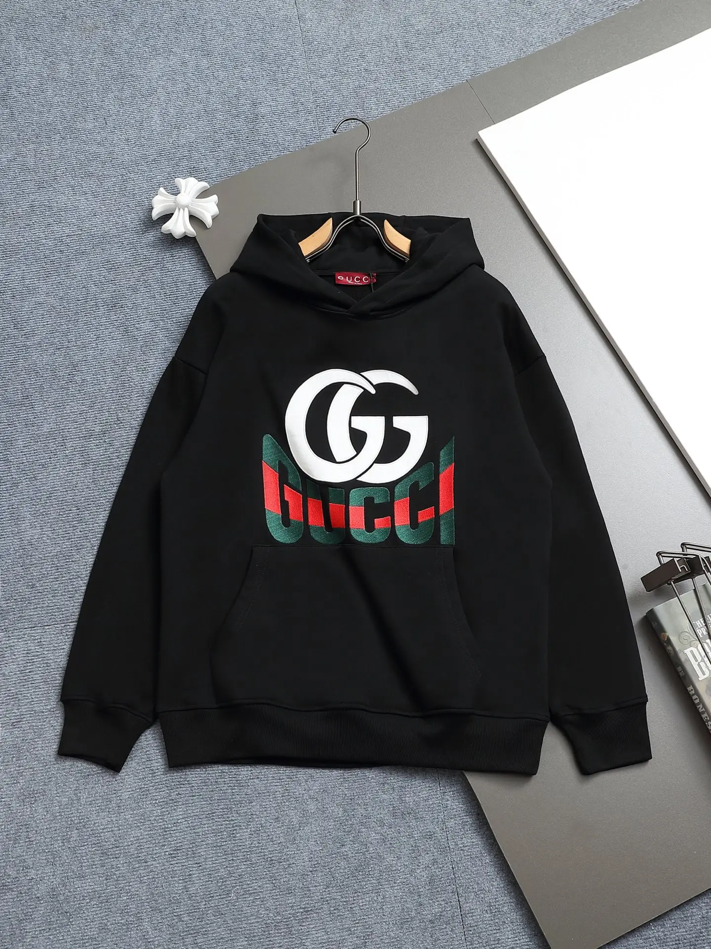 Vintage Logo Print Cotton Hoodie D19023308