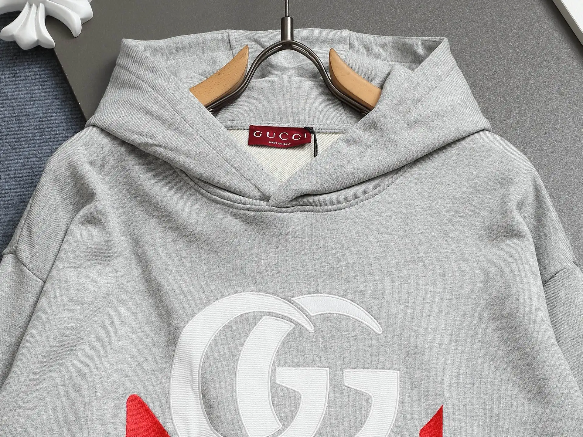 Vintage Logo Print Cotton Hoodie D19023307 — view 3
