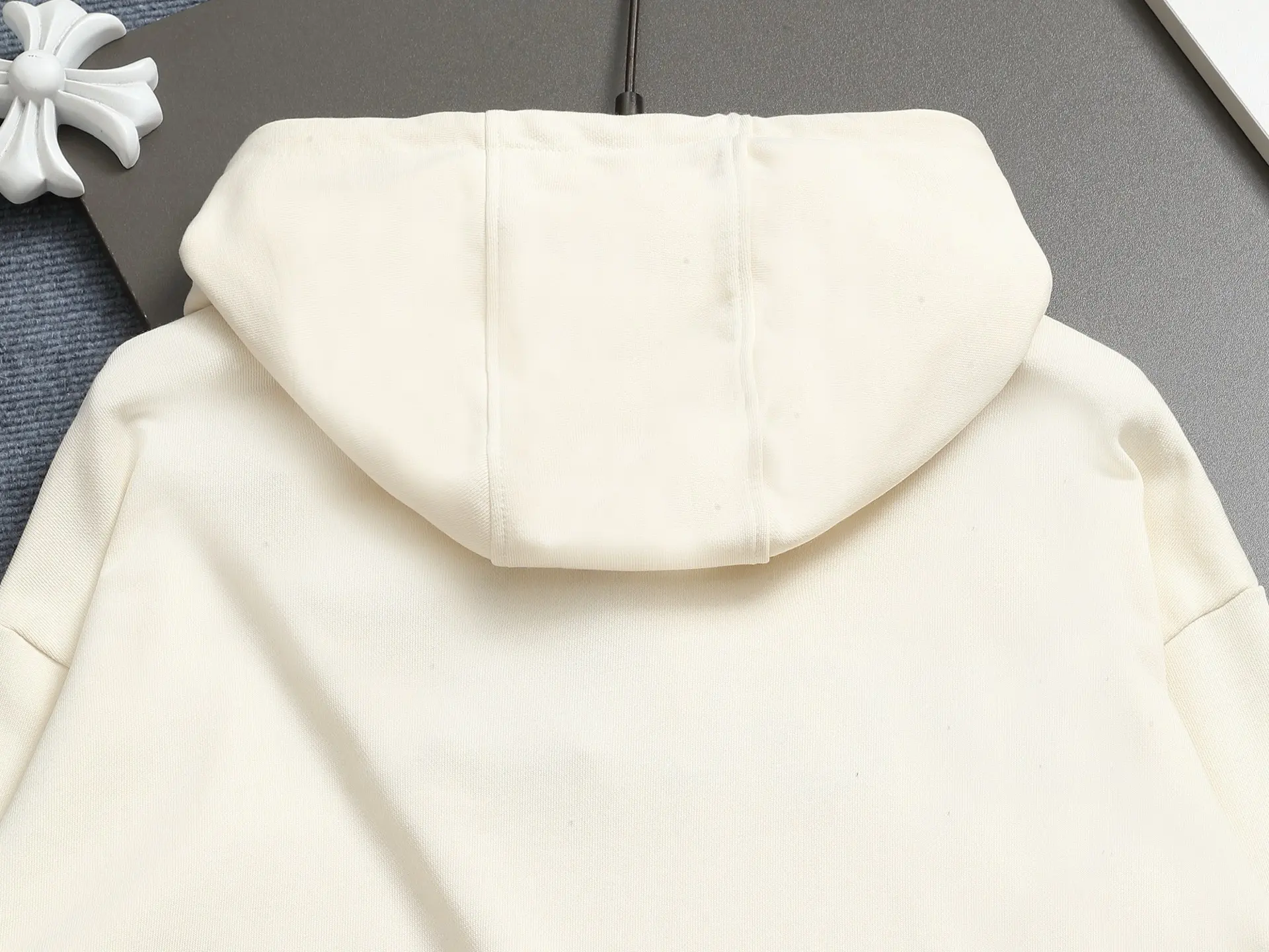 Logo-Embroidered Cotton-Blend Hoodie D19023288 — view 11