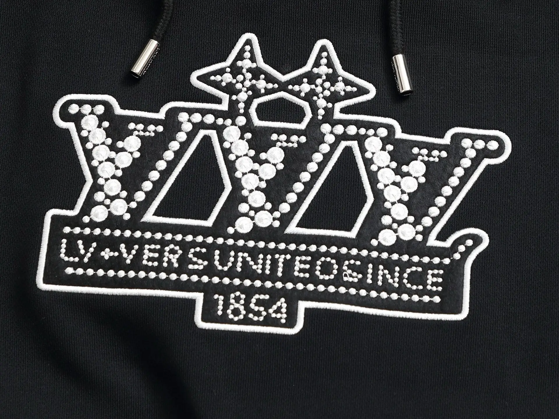 Logo-Embroidered Cotton-Jersey Hoodie D19023305 — view 4